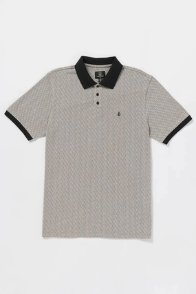 Natural Stone Polo Short Sleeve Teak reiss sale sale electronics