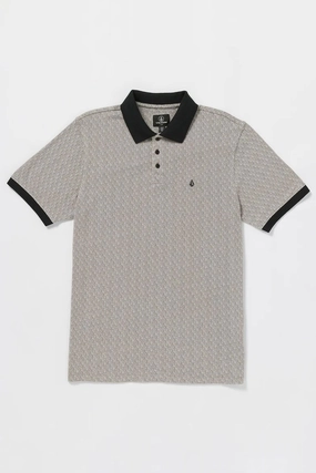 Natural Stone Polo Short Sleeve Teak reiss sale sale electronics