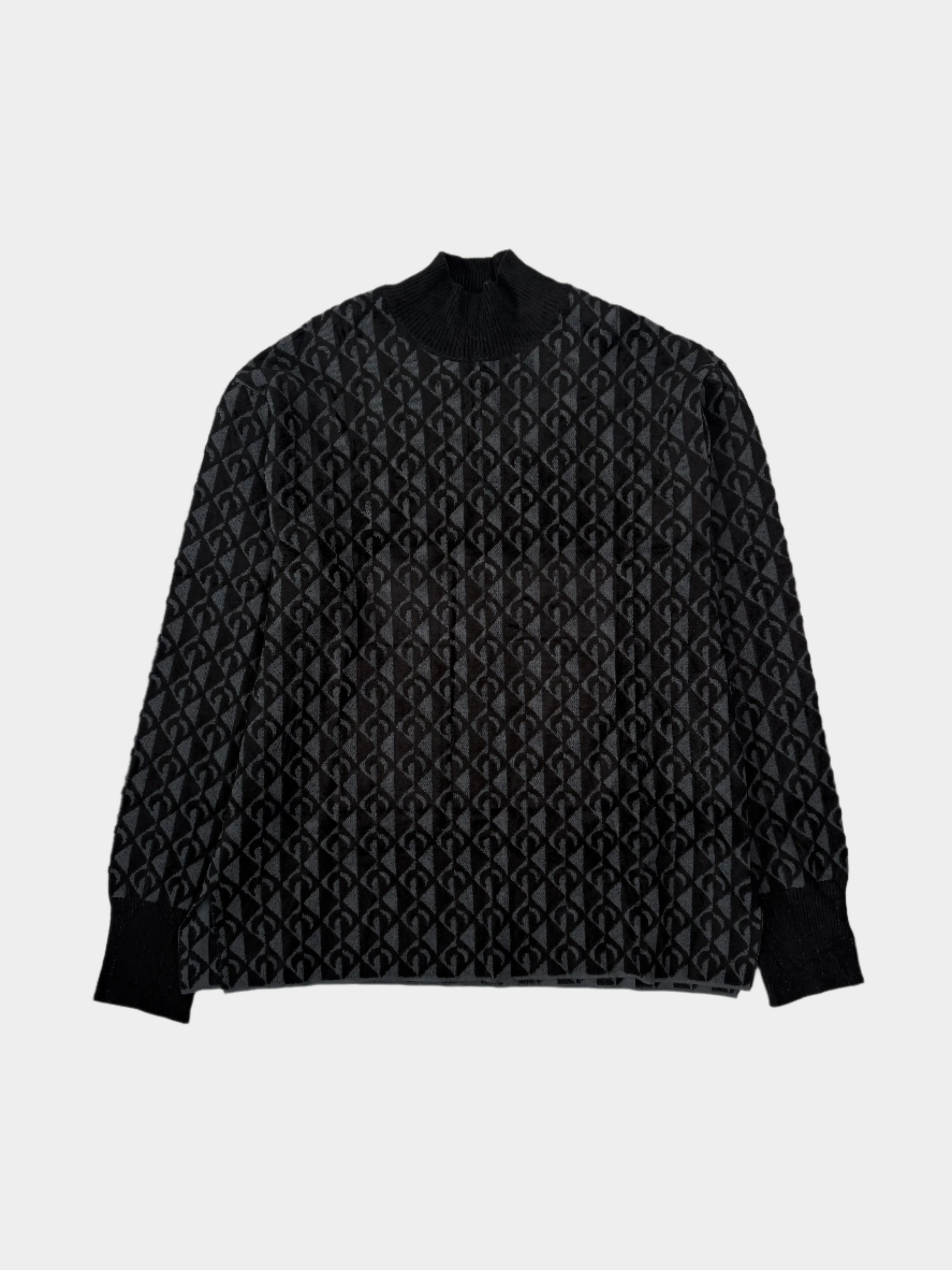 new collection made in italy Maglione In Viscosa Con Pattern Monogram All-Over new arrival dress for women new arrival dress for women