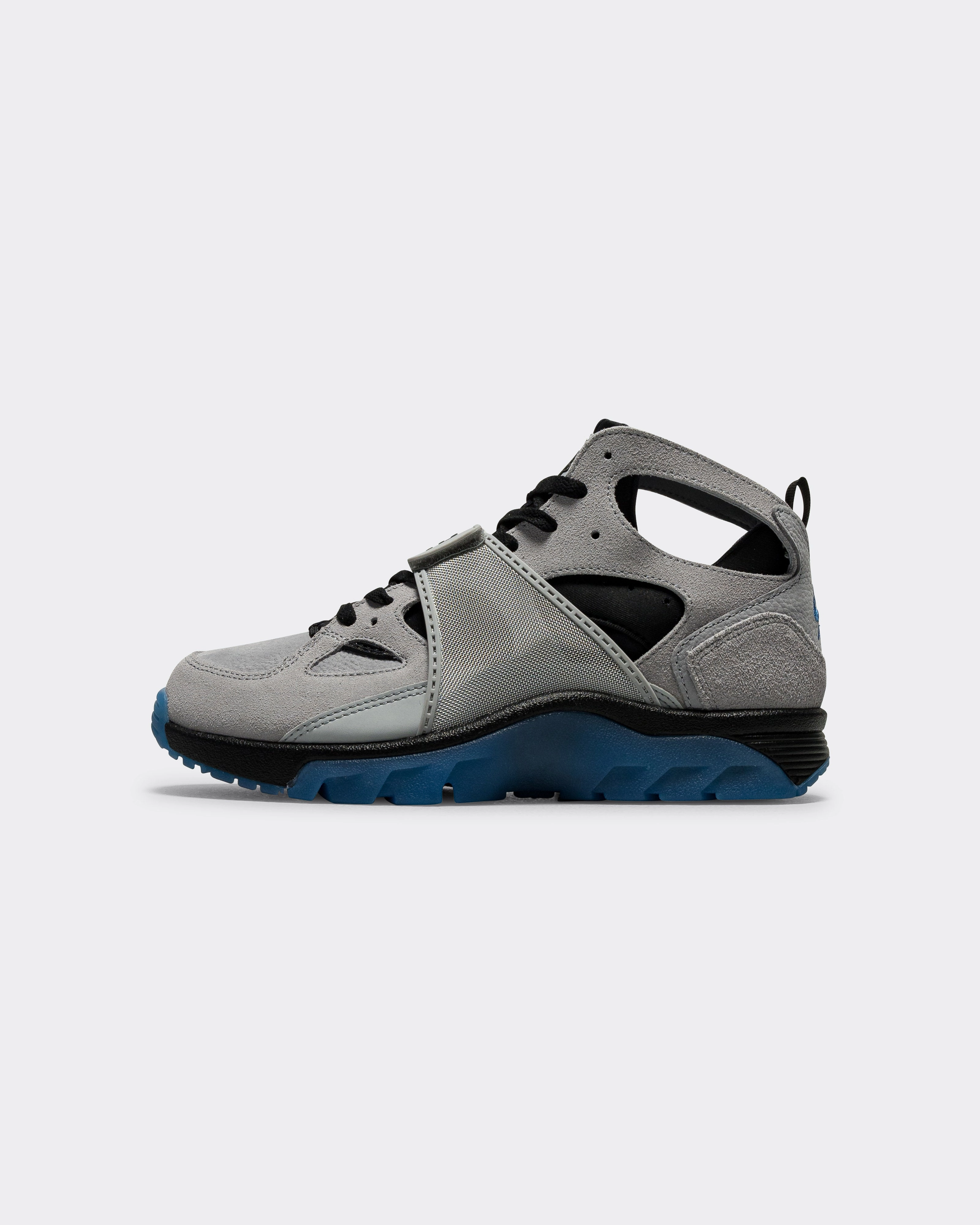 new arrival allen solly handbags Air Trainer Huarache - Wolf Grey/Star Blue-Black puma new arrivals shoes