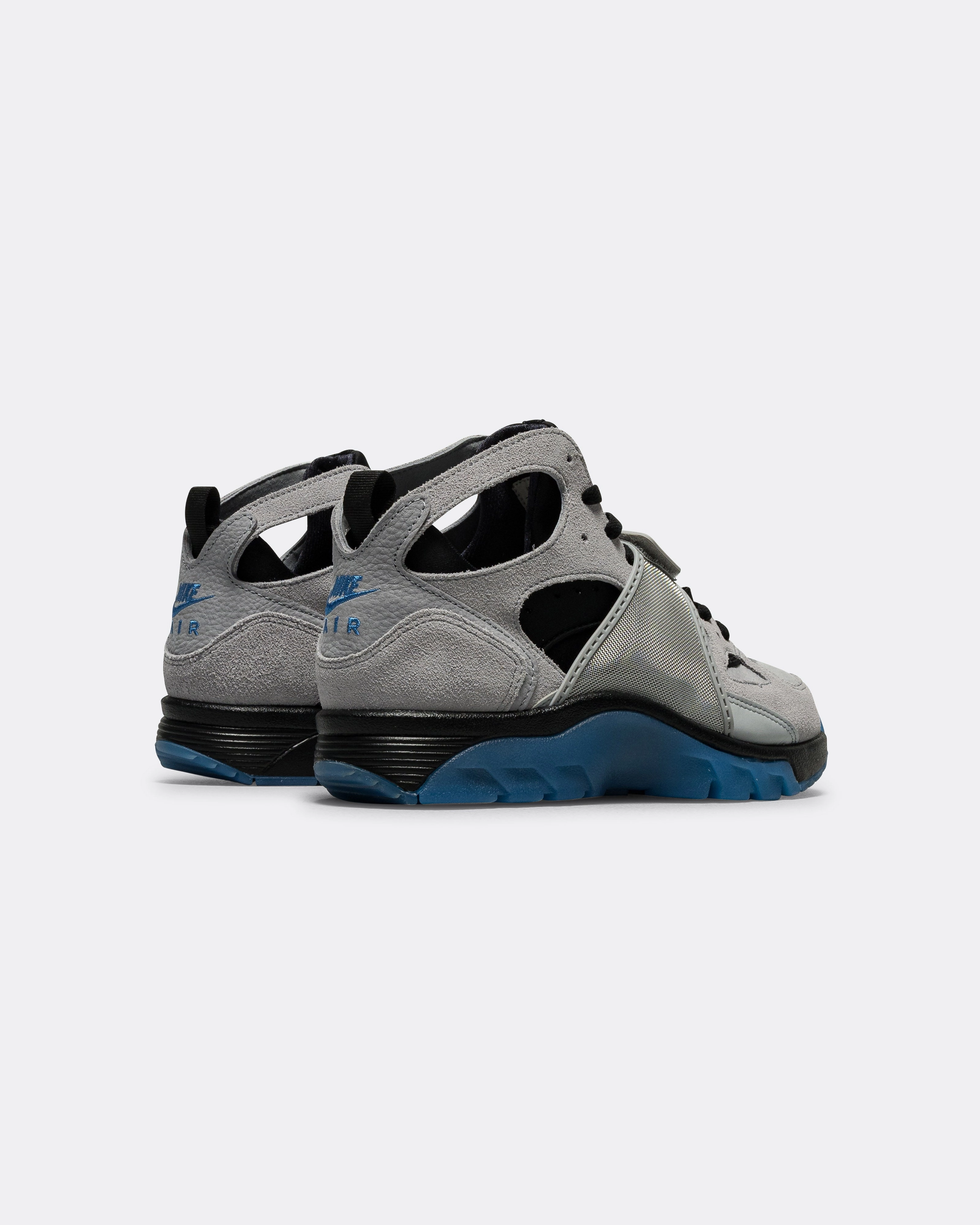 new arrival allen solly handbags Air Trainer Huarache - Wolf Grey/Star Blue-Black