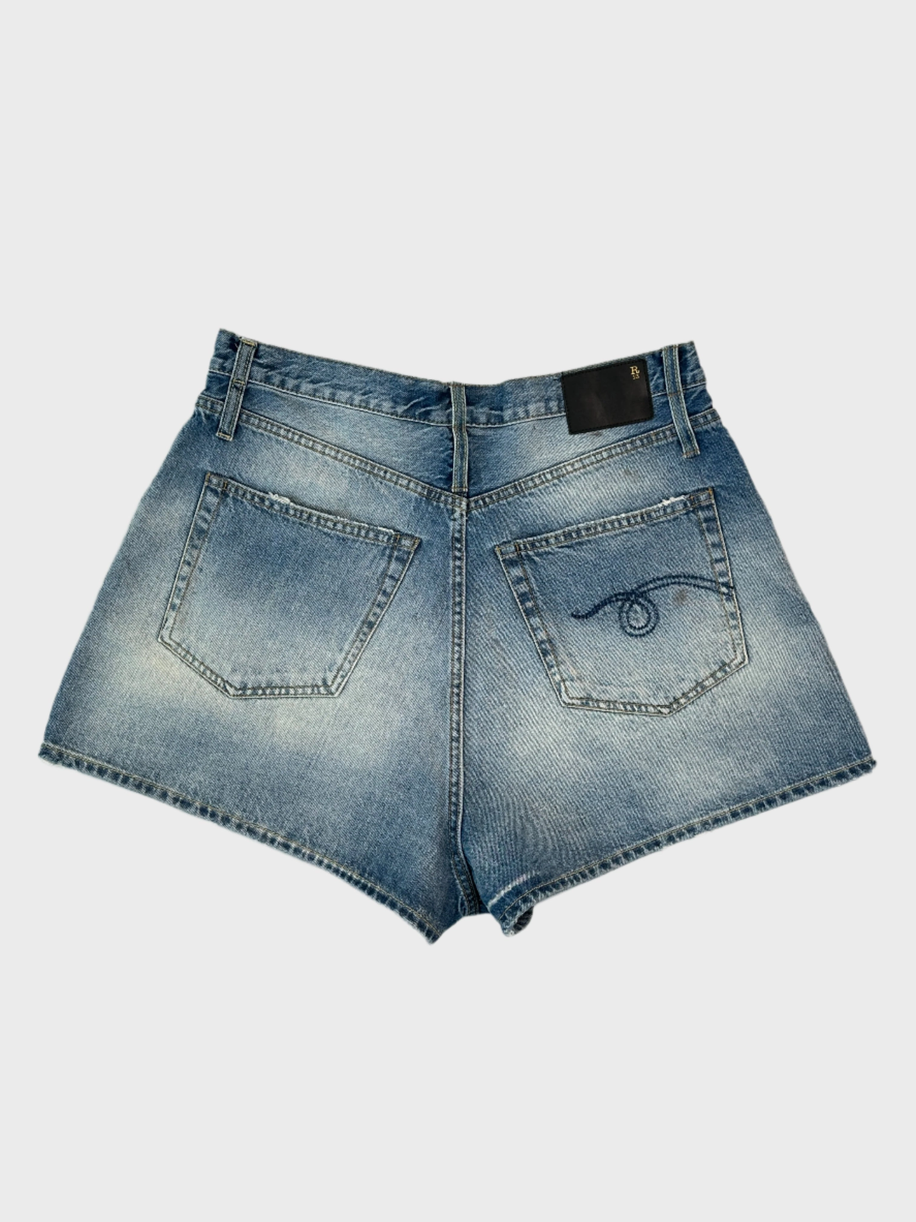 new arrival bathu sneakers galxboy new arrivals Shorts in Denim Invecchiati