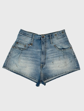 new arrival bathu sneakers galxboy new arrivals Shorts in Denim Invecchiati new me collection