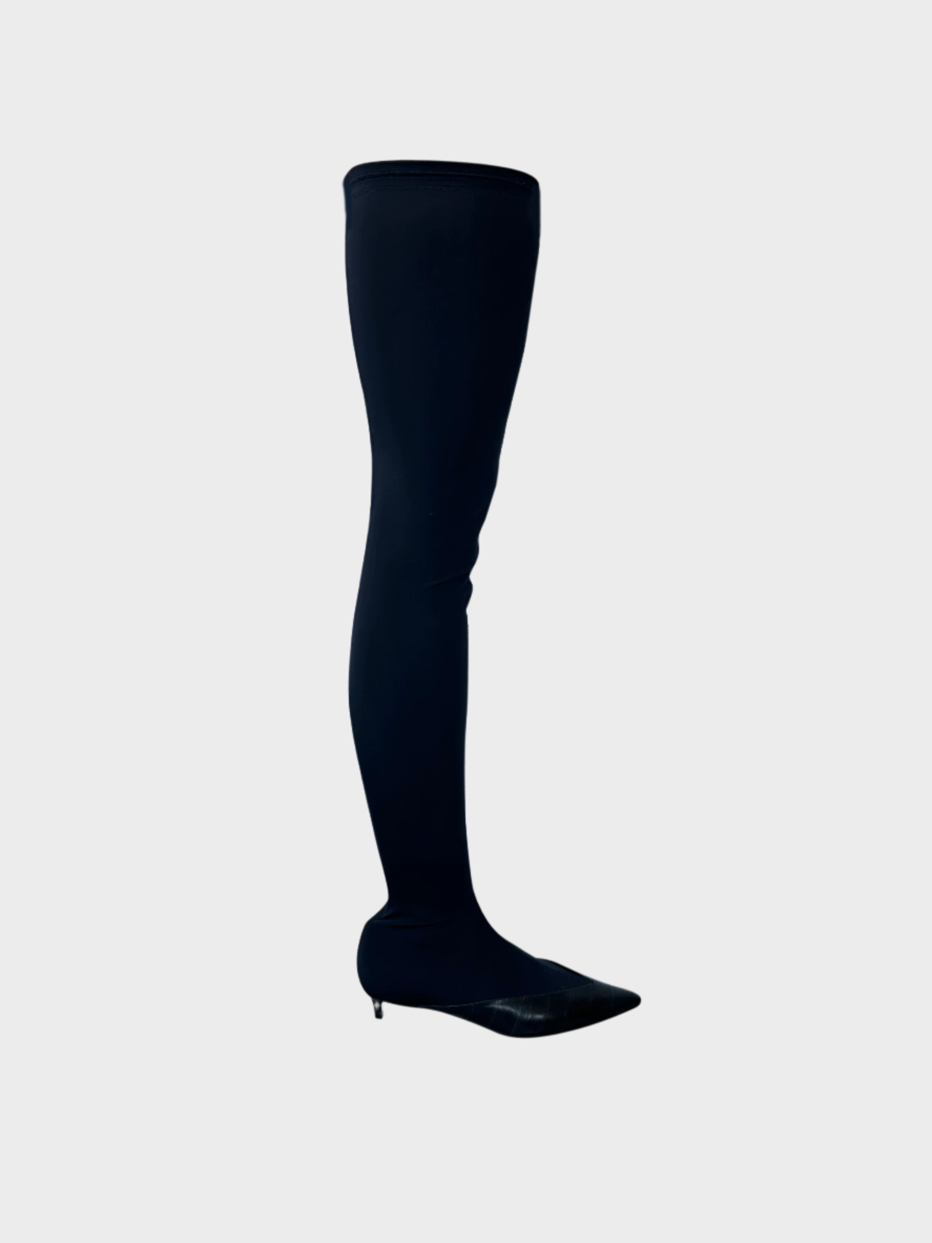 new collection shoes new arrival shoes Stivali Show Over The Knee Con Punta In Pelle new collection made in italy