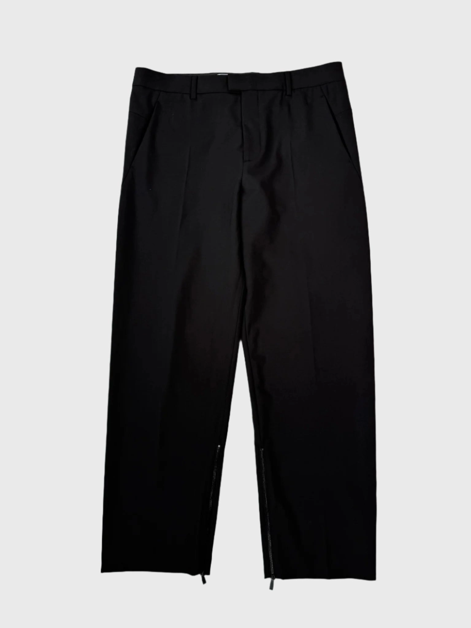 new collection kaleidoscope new arrivals Pantaloni Classici Neri Con Zip Sul Fondo new arrival crocs for women