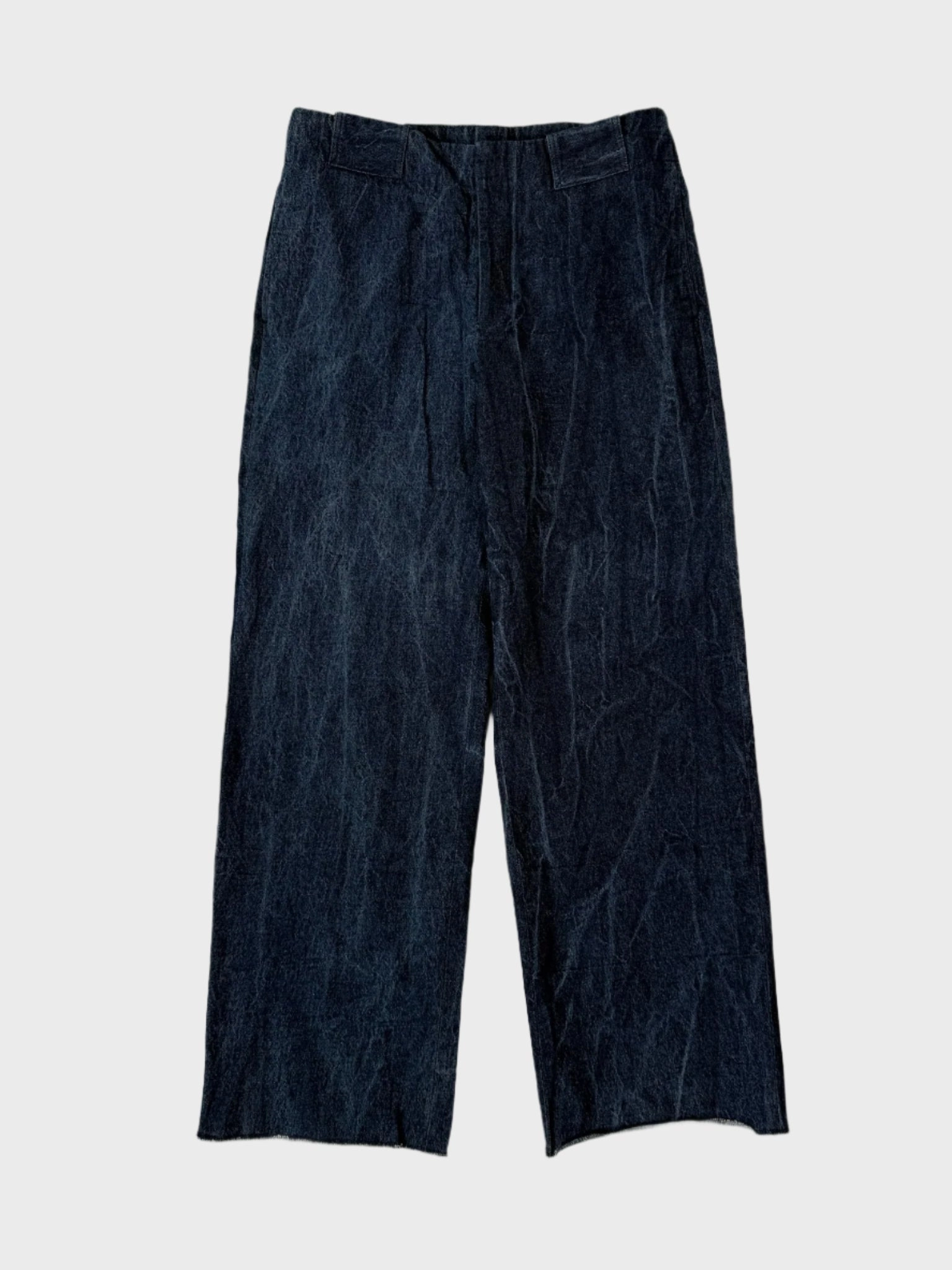 heeposh new arrivals new arrival allen solly handbags Pantaloni In Denim Effetto Stropicciato Blu new arrival shirts for men
