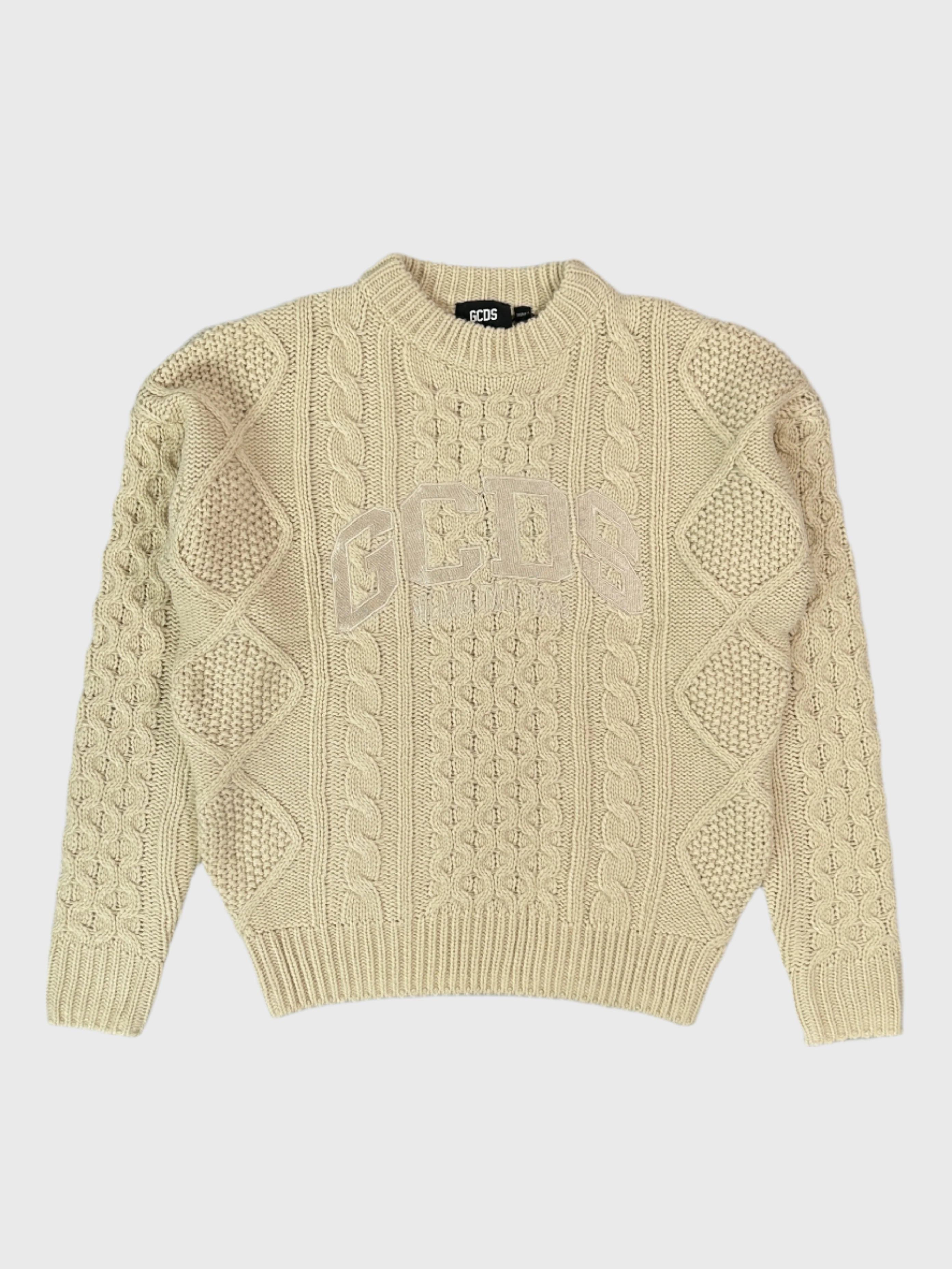 biba new arrivals Maglione Crema Intrecciato Con Logo suruma. in new arrivals online shopping truworths dresses new arrivals plus size
