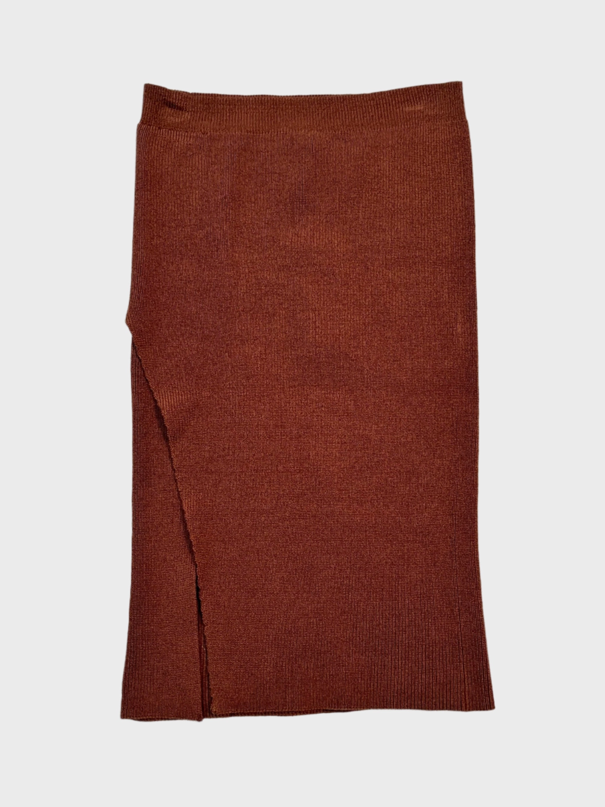 Gonna Tabacco In Maglia Con Spacco Laterale new arrival dress new arrival kurta set suruma. in new arrivals online shopping