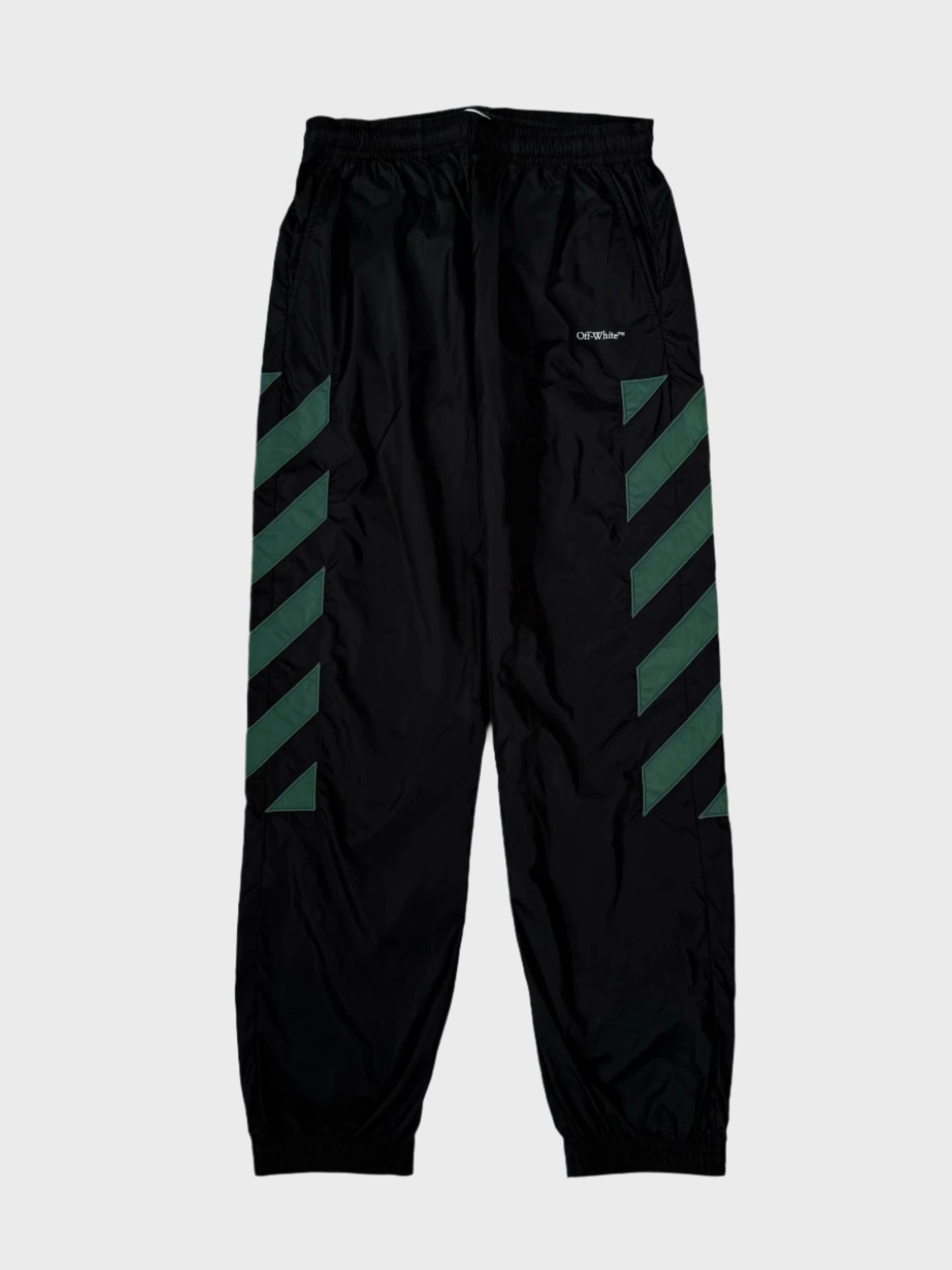 new nike releases Pantaloni Sportivi Neri Con Bande Diagonali Verde Petrolio bathu new arrivals new eid collection