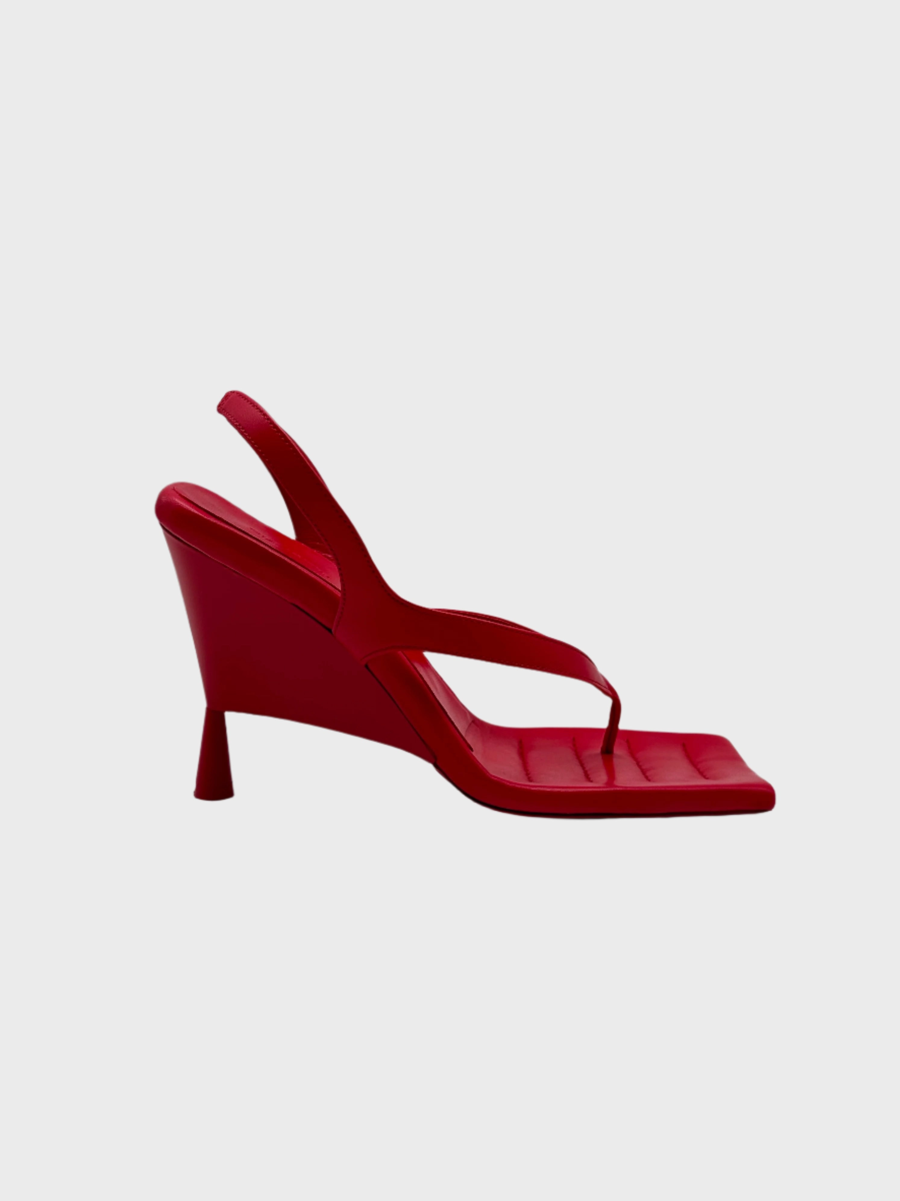 Sandali Con Tacco In Pelle Nappa Rossa birkenstock new arrivals new collection clothing new collection shoes