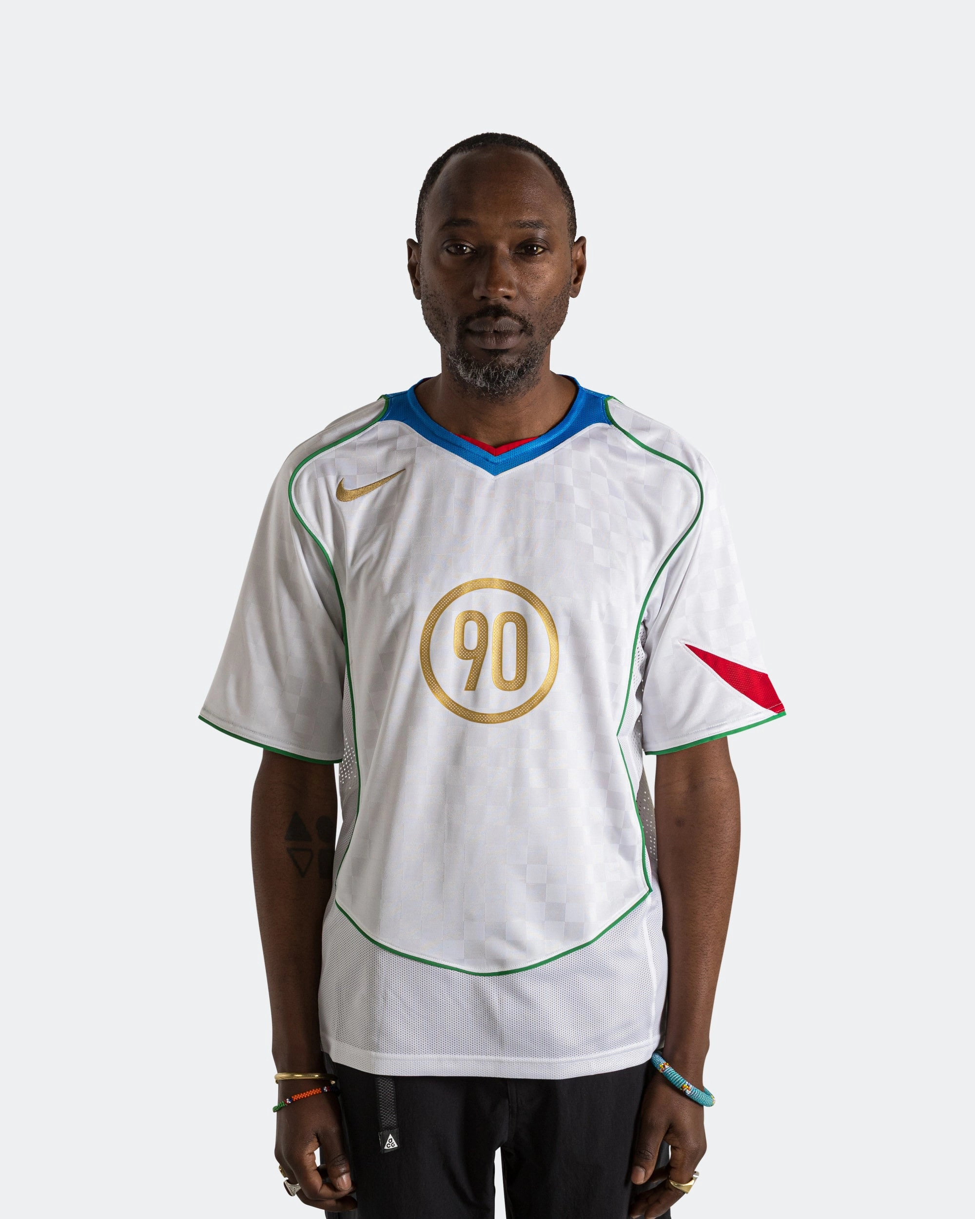 new arrival shirt DRI-FIT T90 Energy Jersey 2 - White/Blue-Red