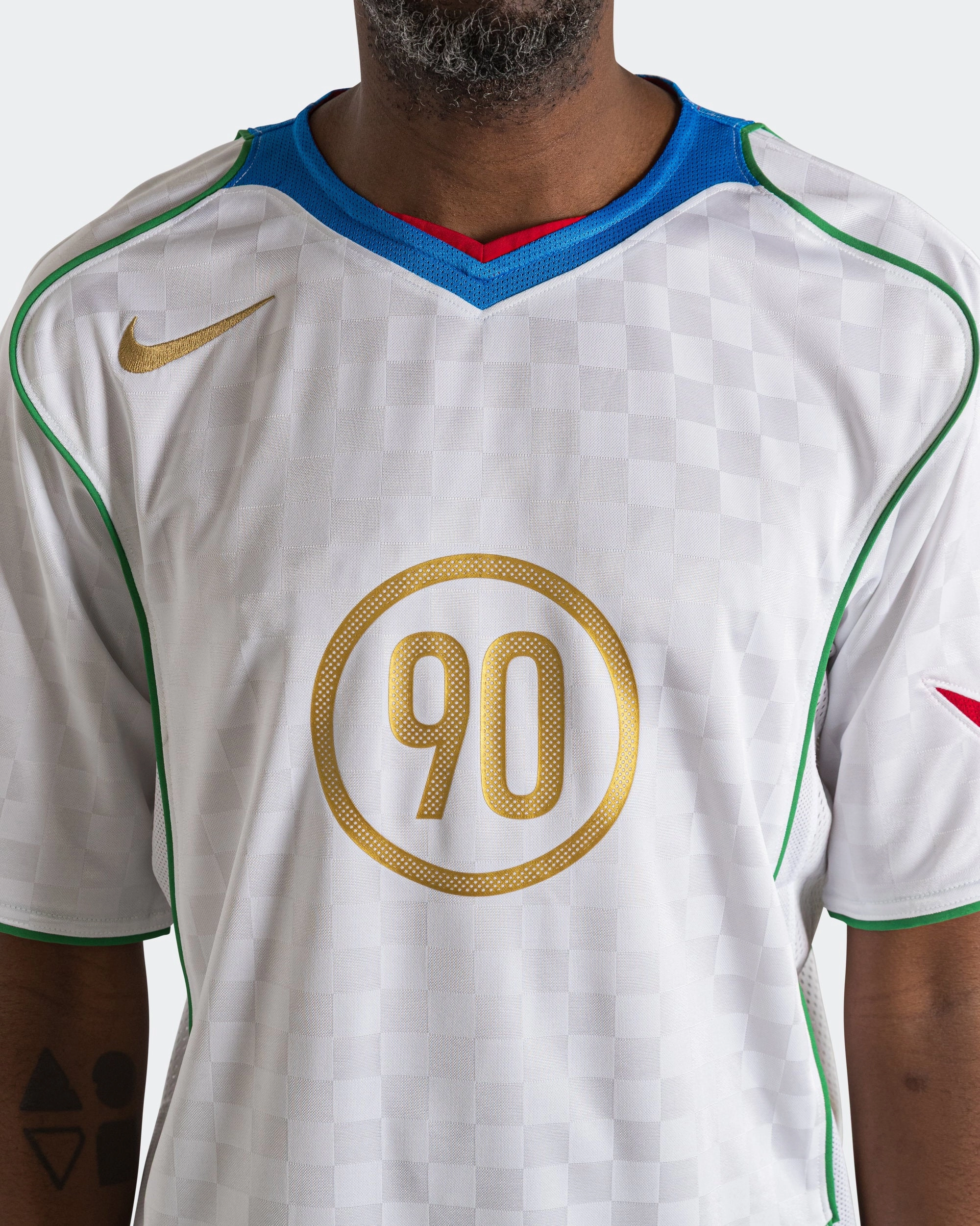 new arrival shirt DRI-FIT T90 Energy Jersey 2 - White/Blue-Red