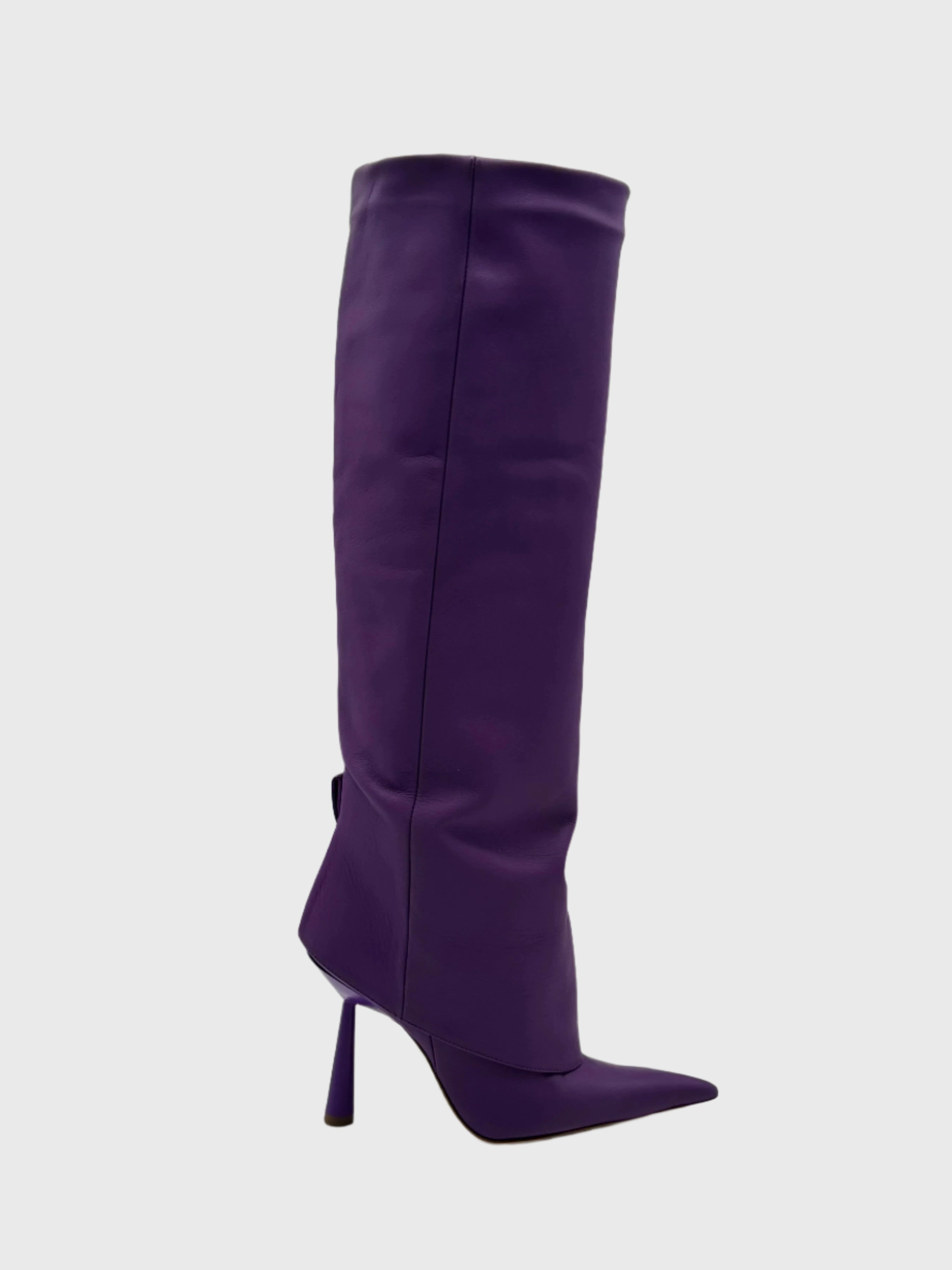 new mobile releases 2025 Stivali Alti Con Tacco Rosie 31 In Pelle Viola new collection sreeleathers ladies bag new collection aldo bags