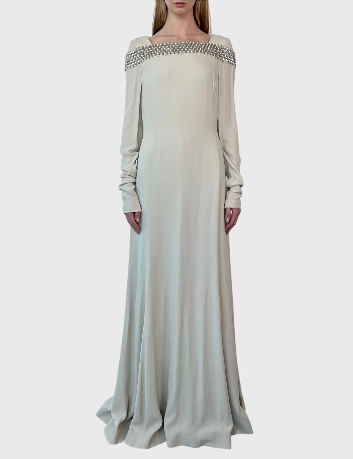 new arrivals payetli elbise suruma in new arrivals open now Abito Lungo In Maglia Dust Grey new arrival on cloud shoes