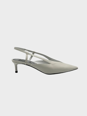 new arrivals beyaz elbise Dcollet Slingback Bianco Latte Con Tacco Basso shein new arrivals tops blouses peachmode sarees new arrivals with price