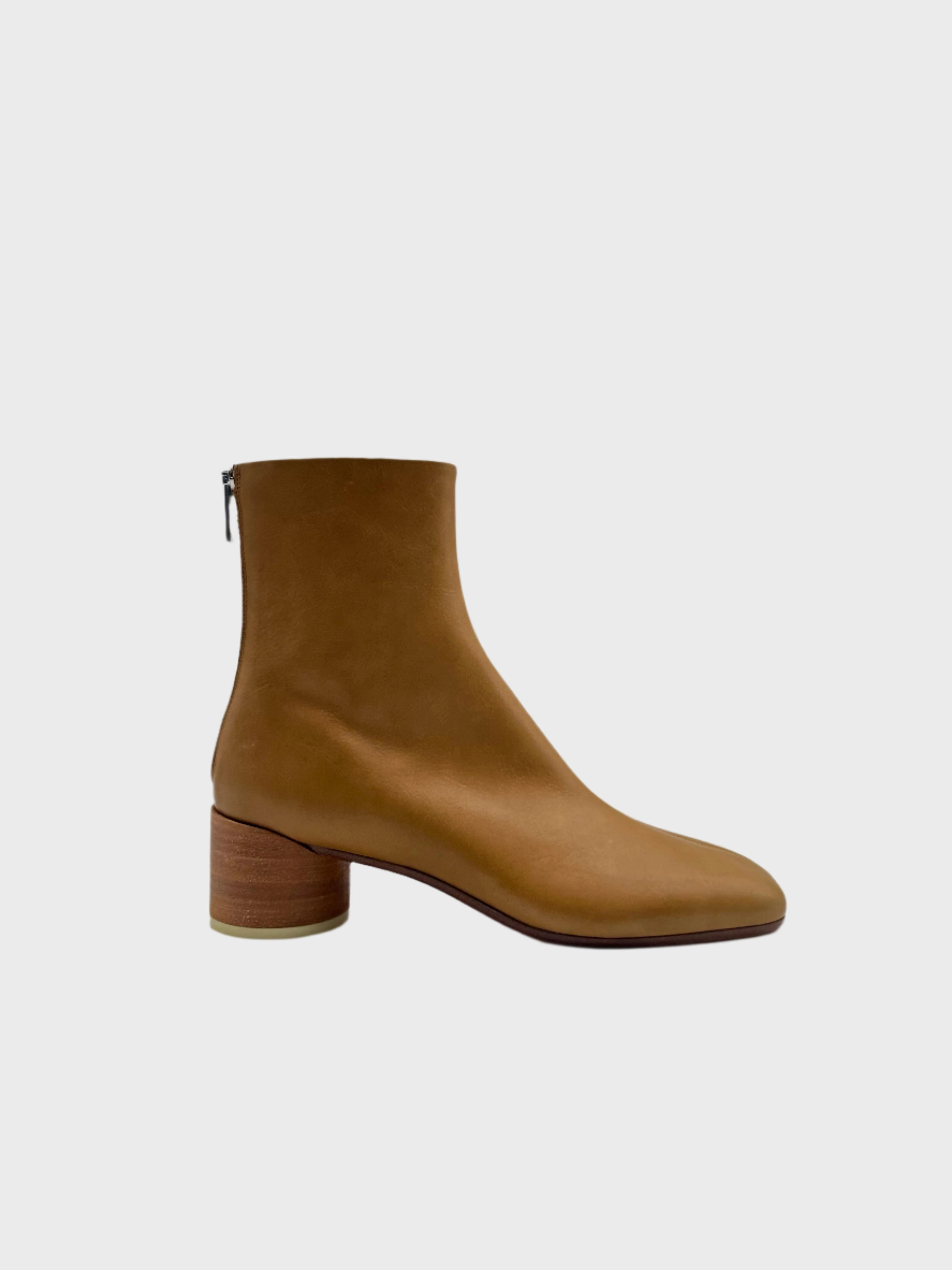 Stivaletto In Pelle Color Marrone Con Cuciture Iconiche puma new arrivals sneakers new arrivals pullu elbise skechers new arrivals for men