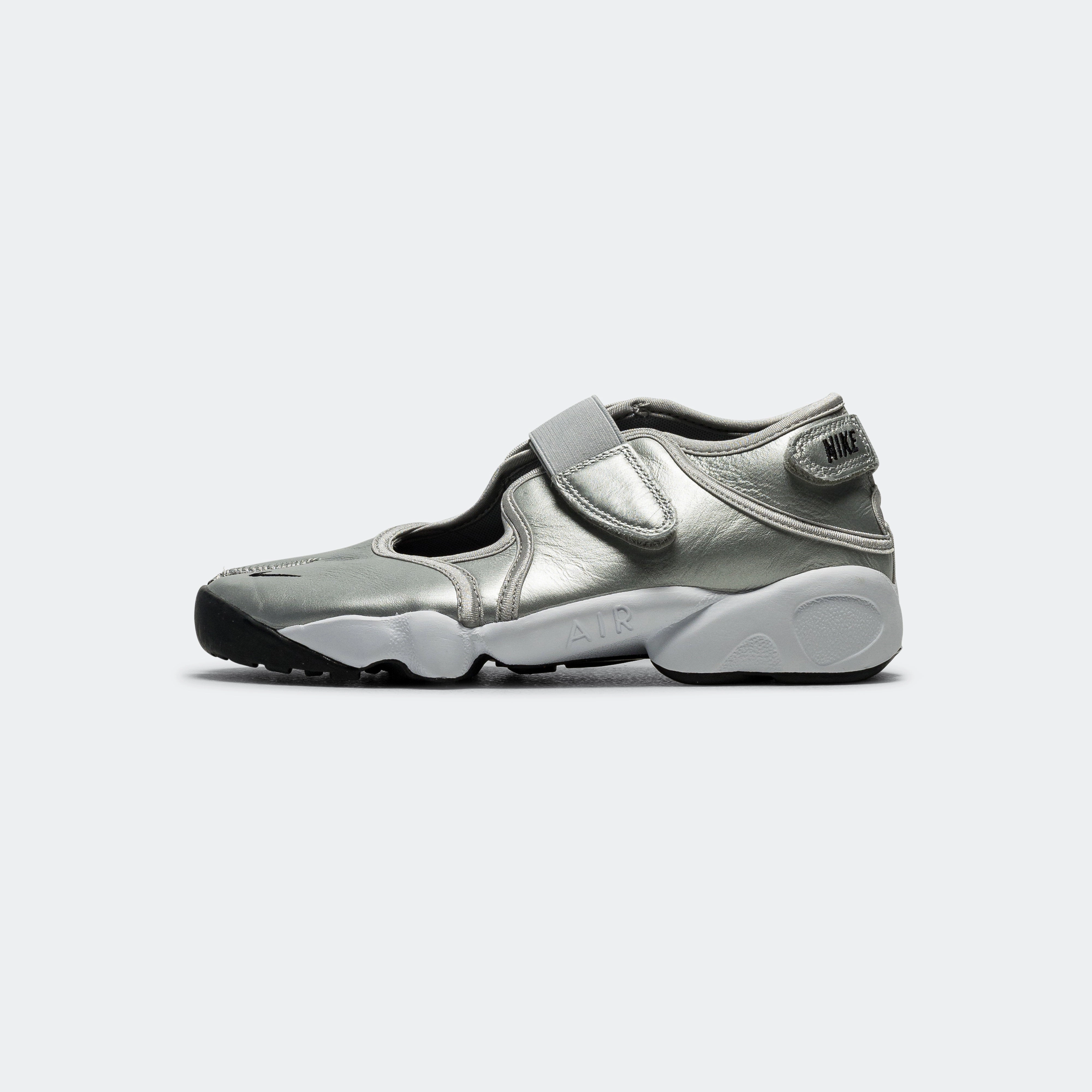 new collection saree Womens Air Rift - Metallic Silver/Sail-Black new collection shoes