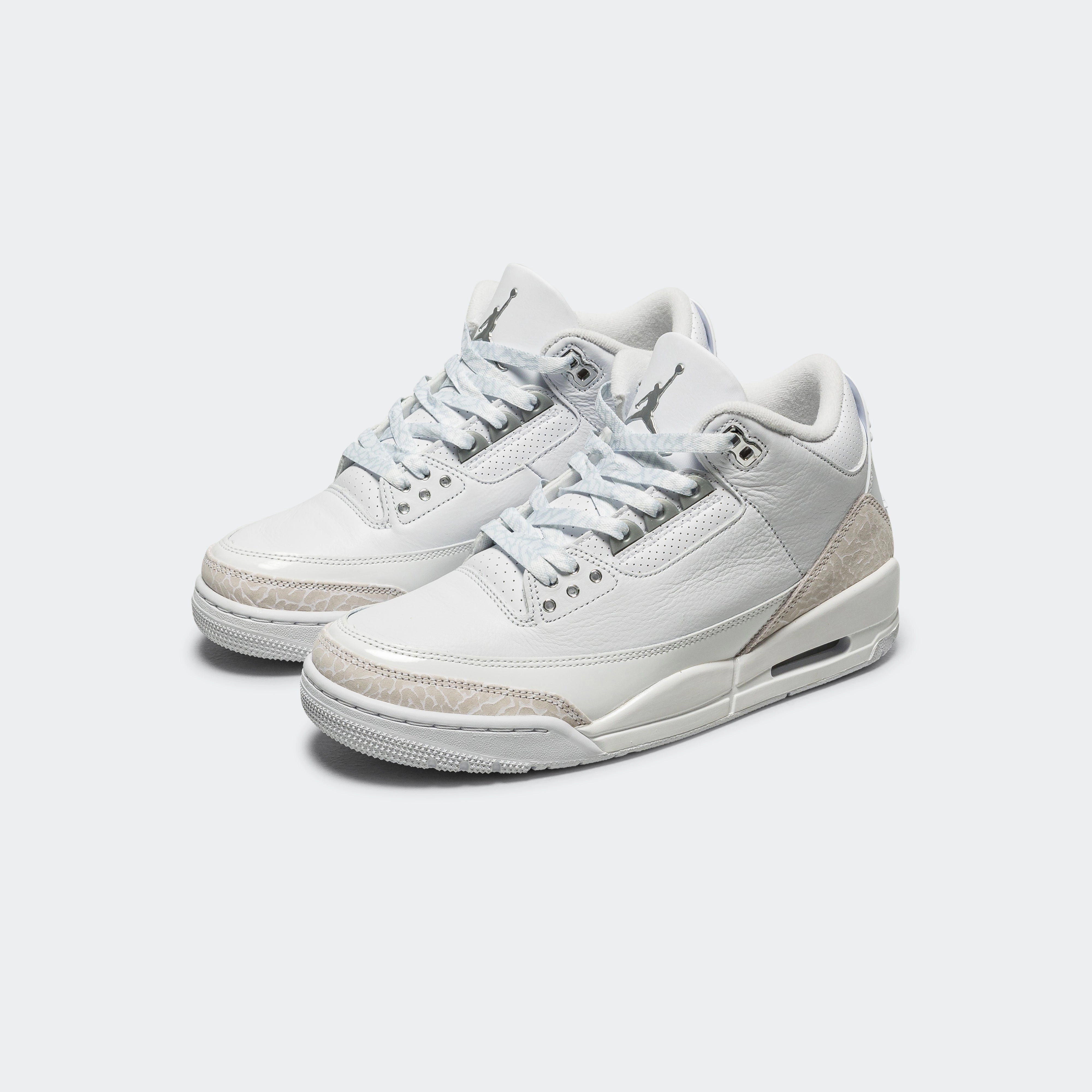 new arrivals sarees Air Jordan 3 Retro - White/White-Metallic Silver