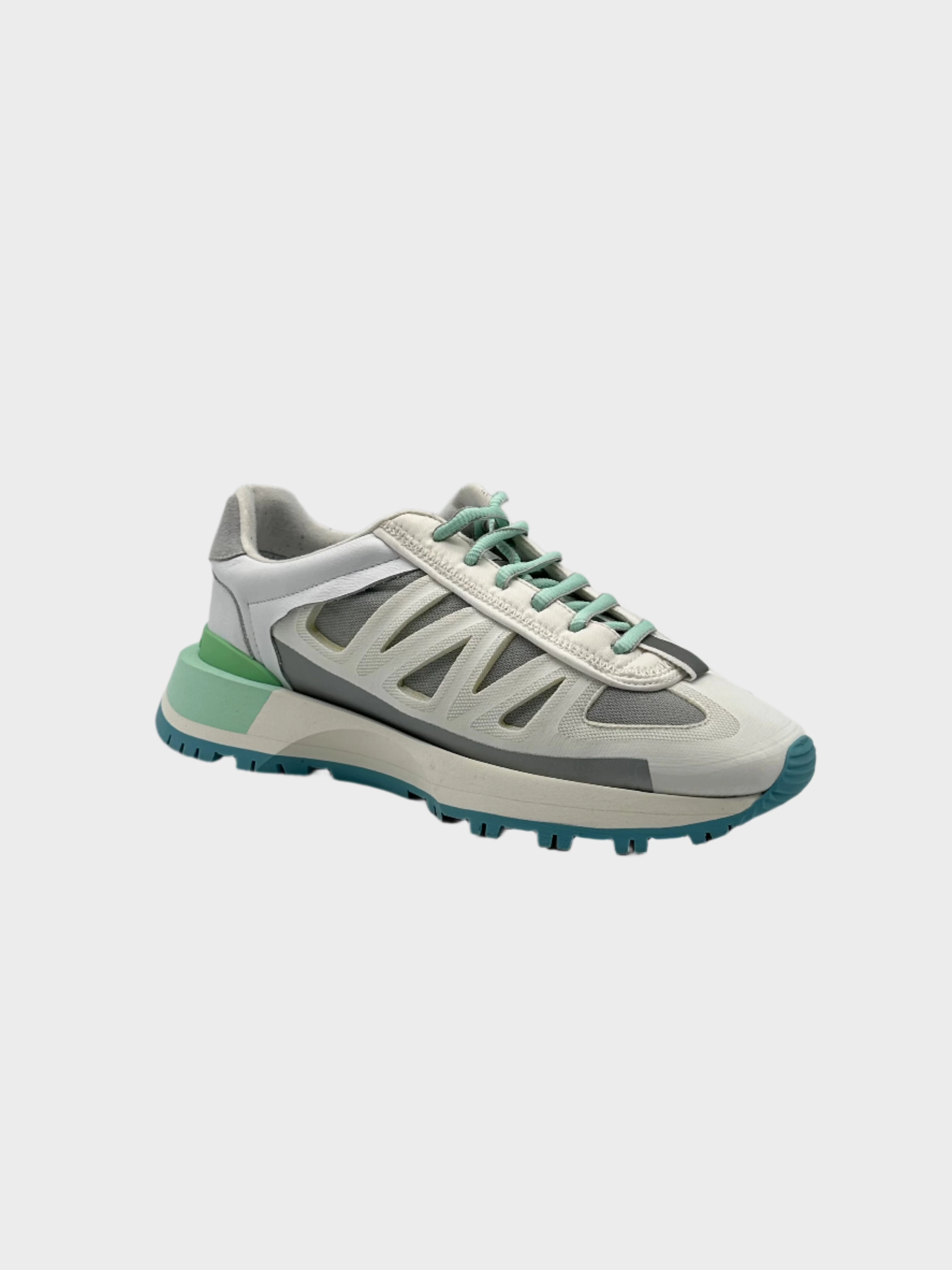new arrivals today prashanti sarees online shopping with price Sneaker Running Style Multimateriale Con Suola Chunky Bianco/Azzurro woodland new arrivals