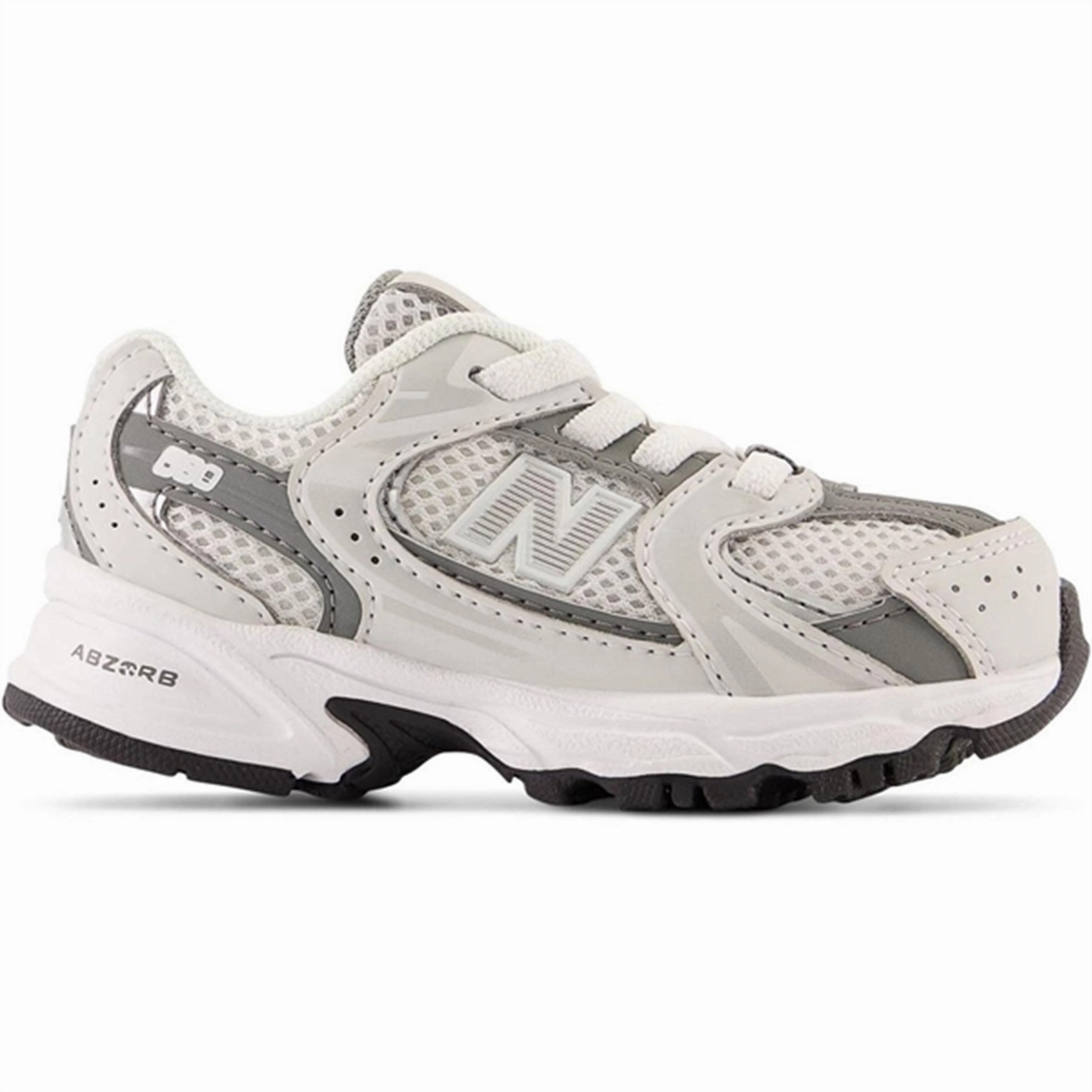 New Balance 530 Kids Bungee Lace Infant Grey Matter Ankle boots Canvas shoes