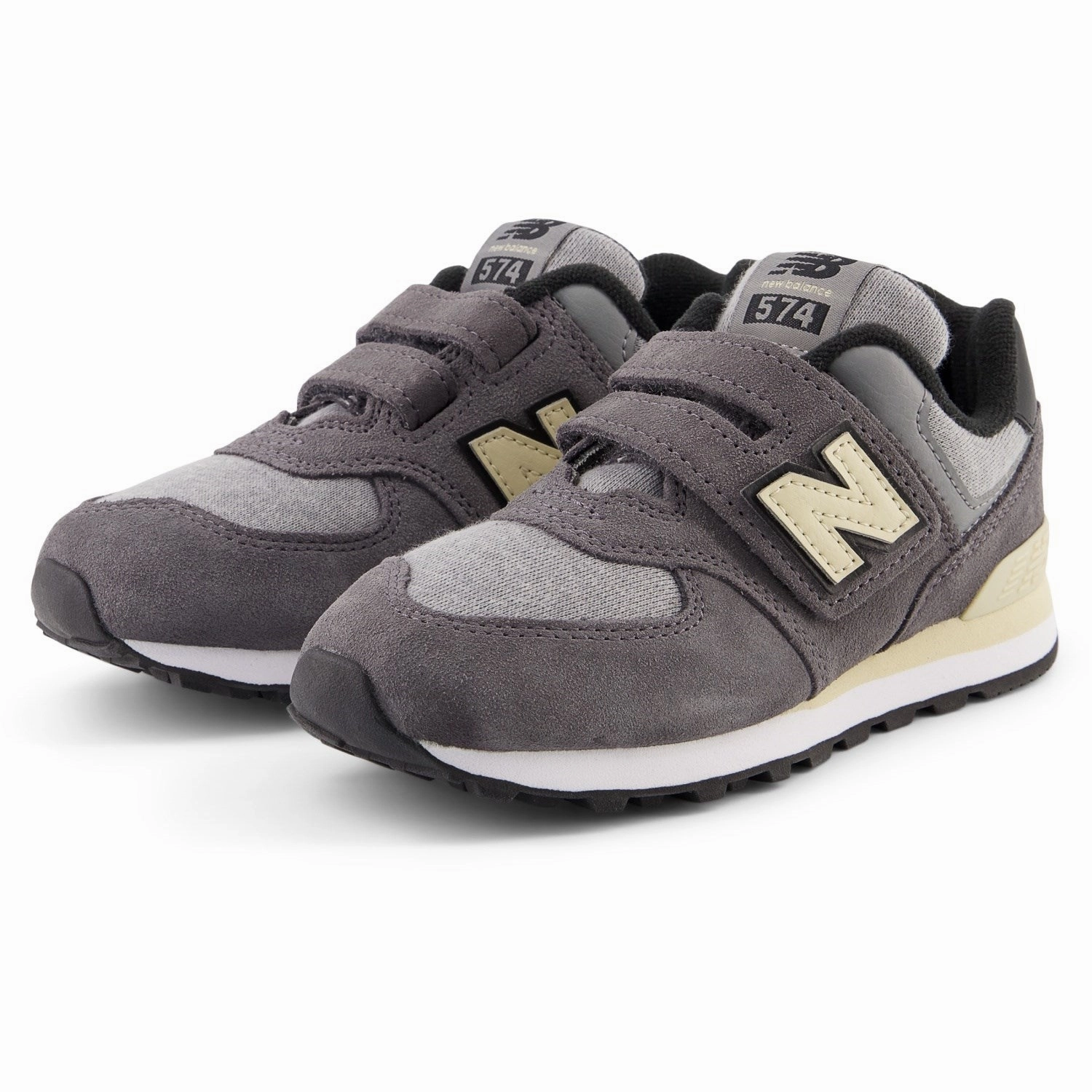 New Balance 574 Kids Hook & Loop Sneakers Magnet Lace-up
