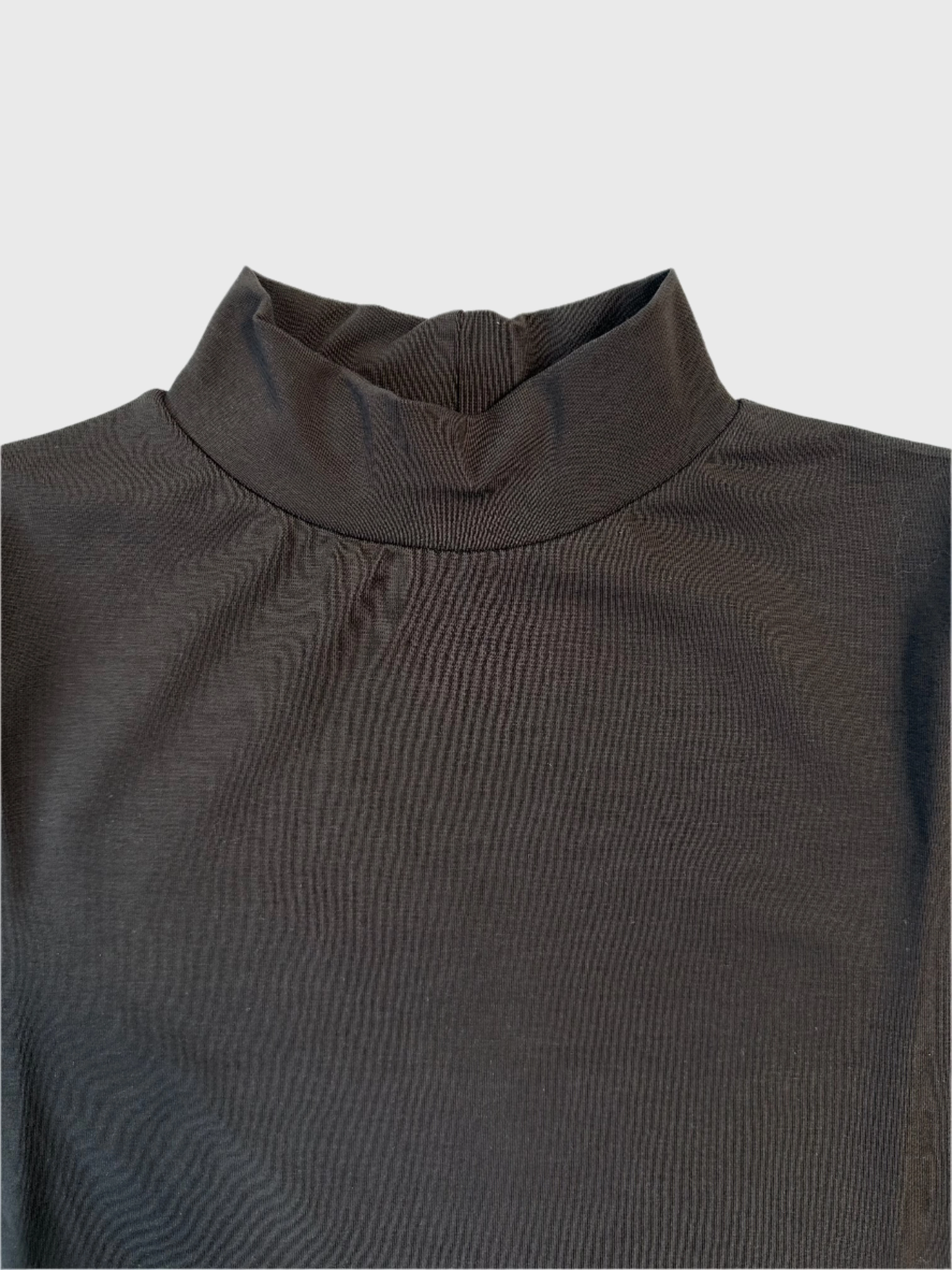 new balance arrivals Crop Top Marrone A Lupetto In Bielastico A Mezza Manica new arrival tops for ladies