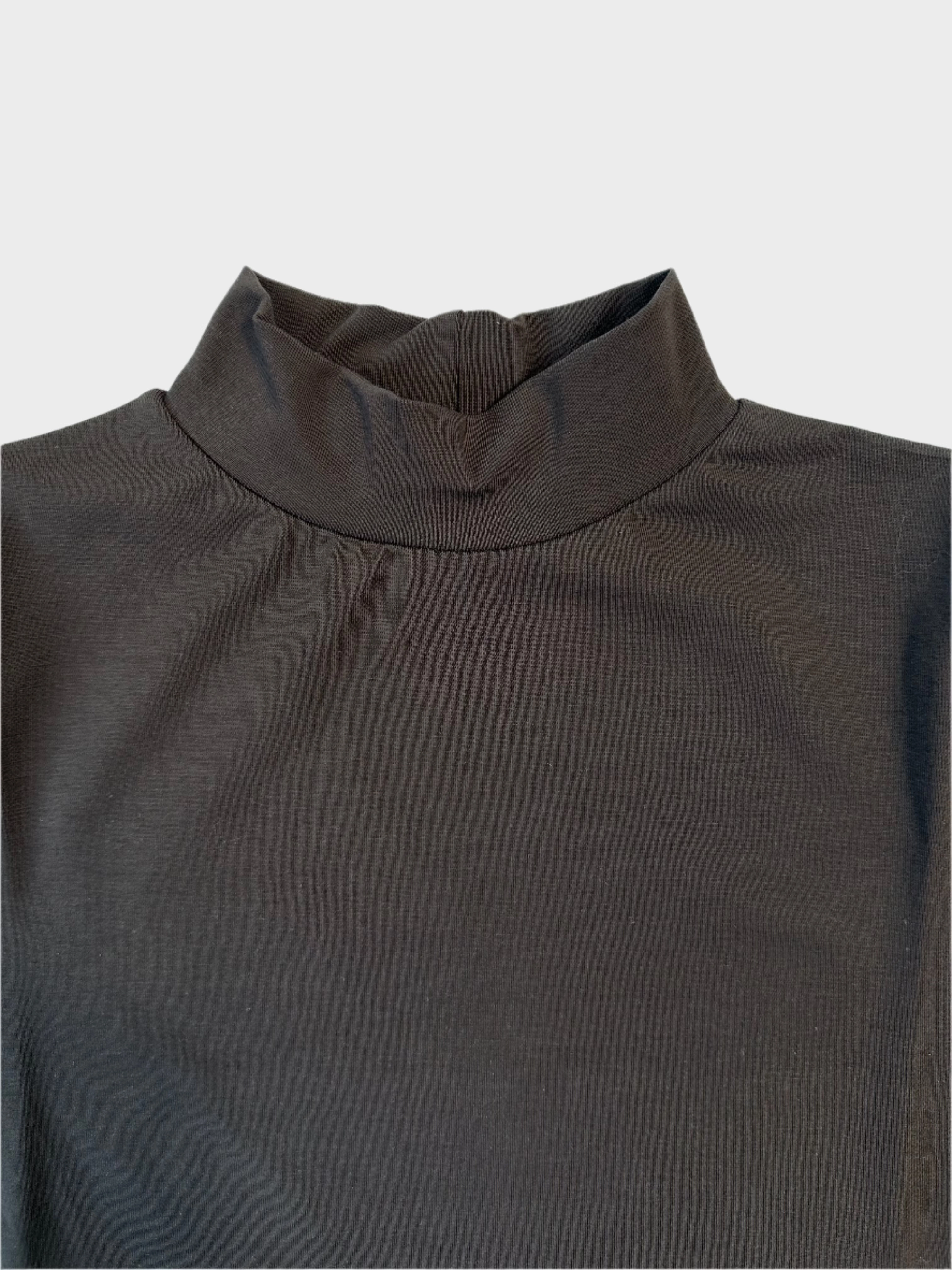 new balance arrivals Crop Top Marrone A Lupetto In Bielastico A Mezza Manica new arrival tops for ladies