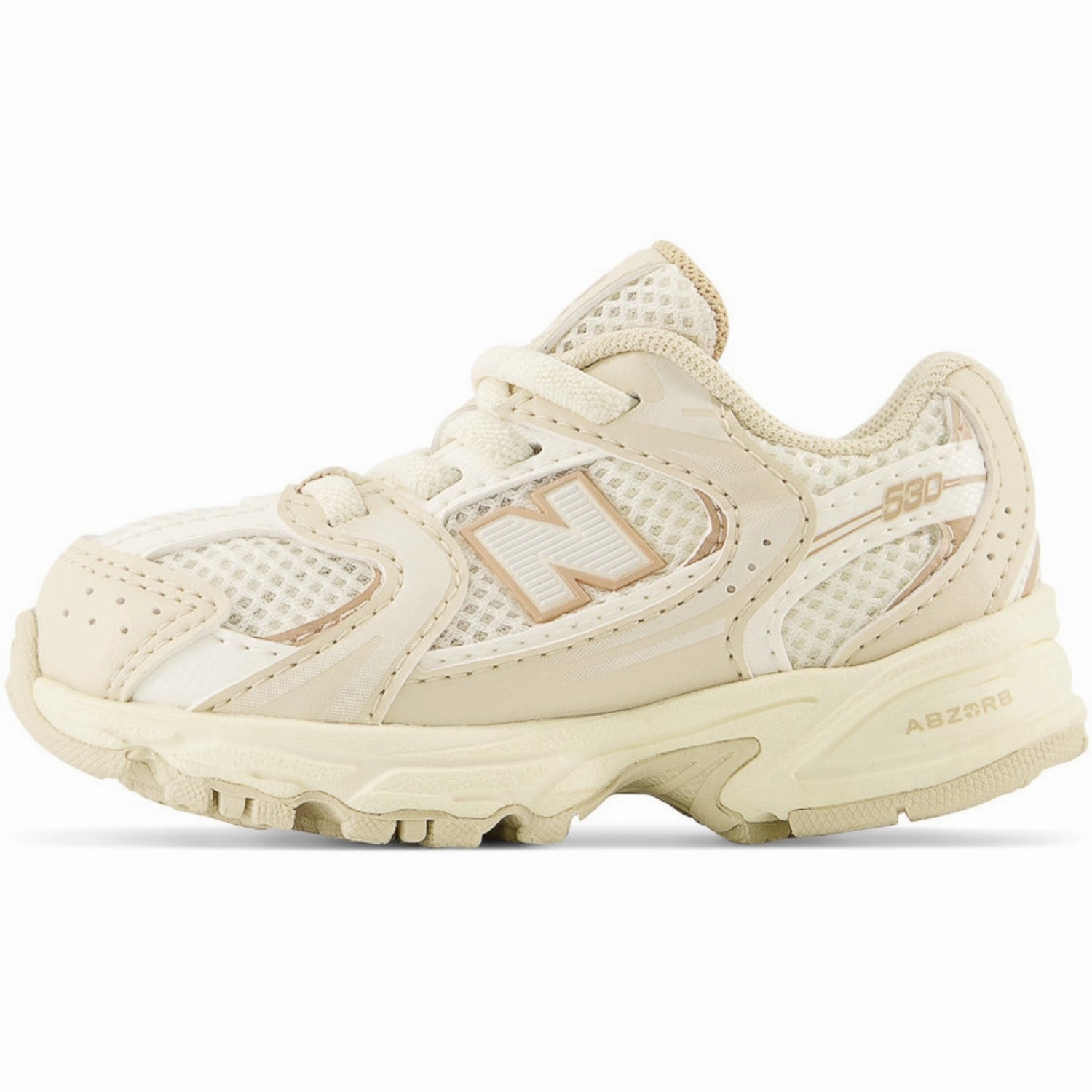 New Balance Beige New Balance 530 Kids Bungee Lace Water shoes