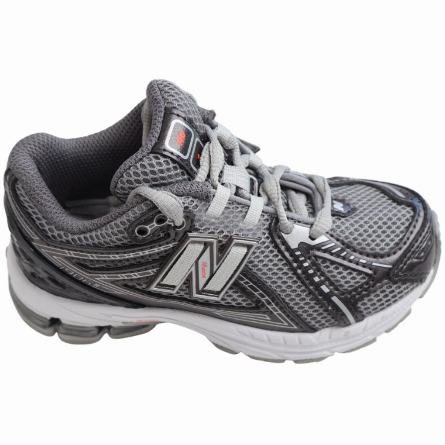 New Balance Black Metallic 1906 Kids Lace Sneakers Breathable shoes Women's shoes