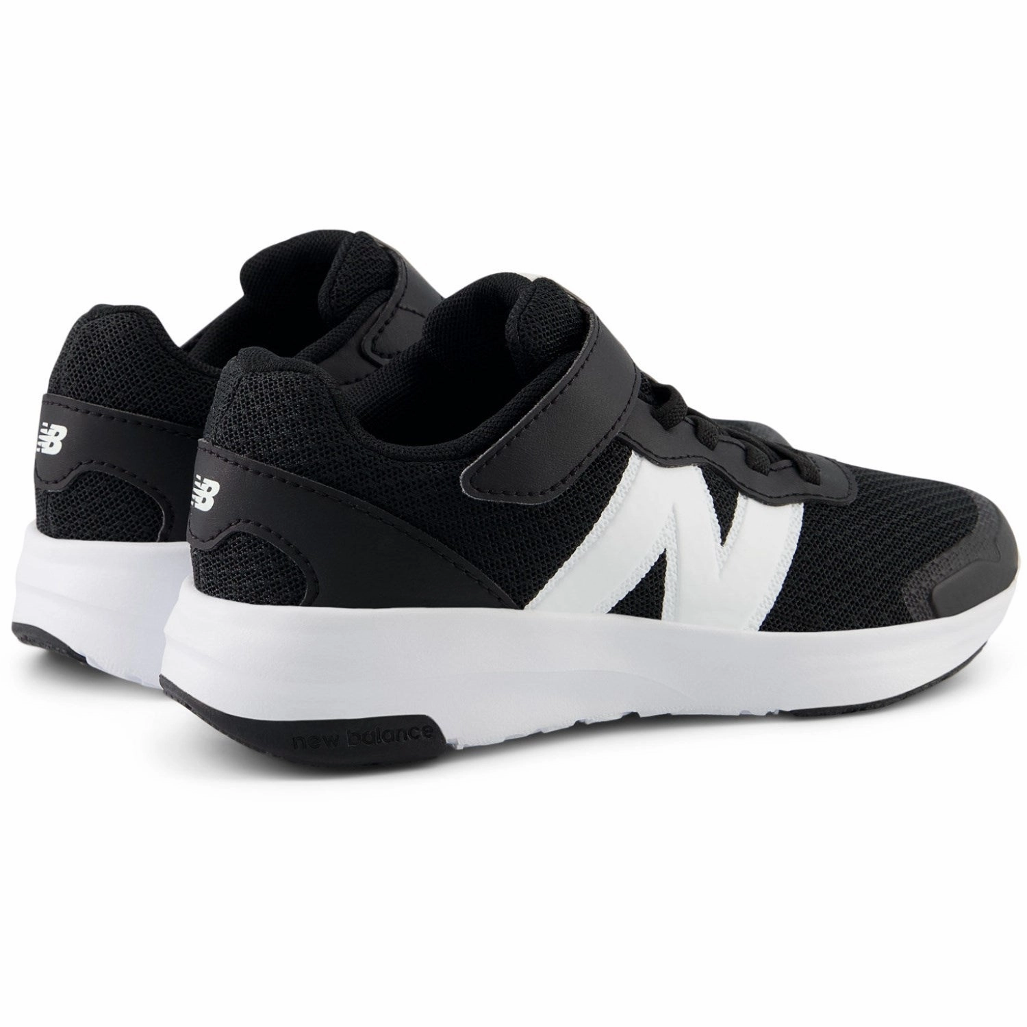 New Balance Black New Balance FreshFoam 578 Kids Bungee Lace With Top Strap Cycling shoes