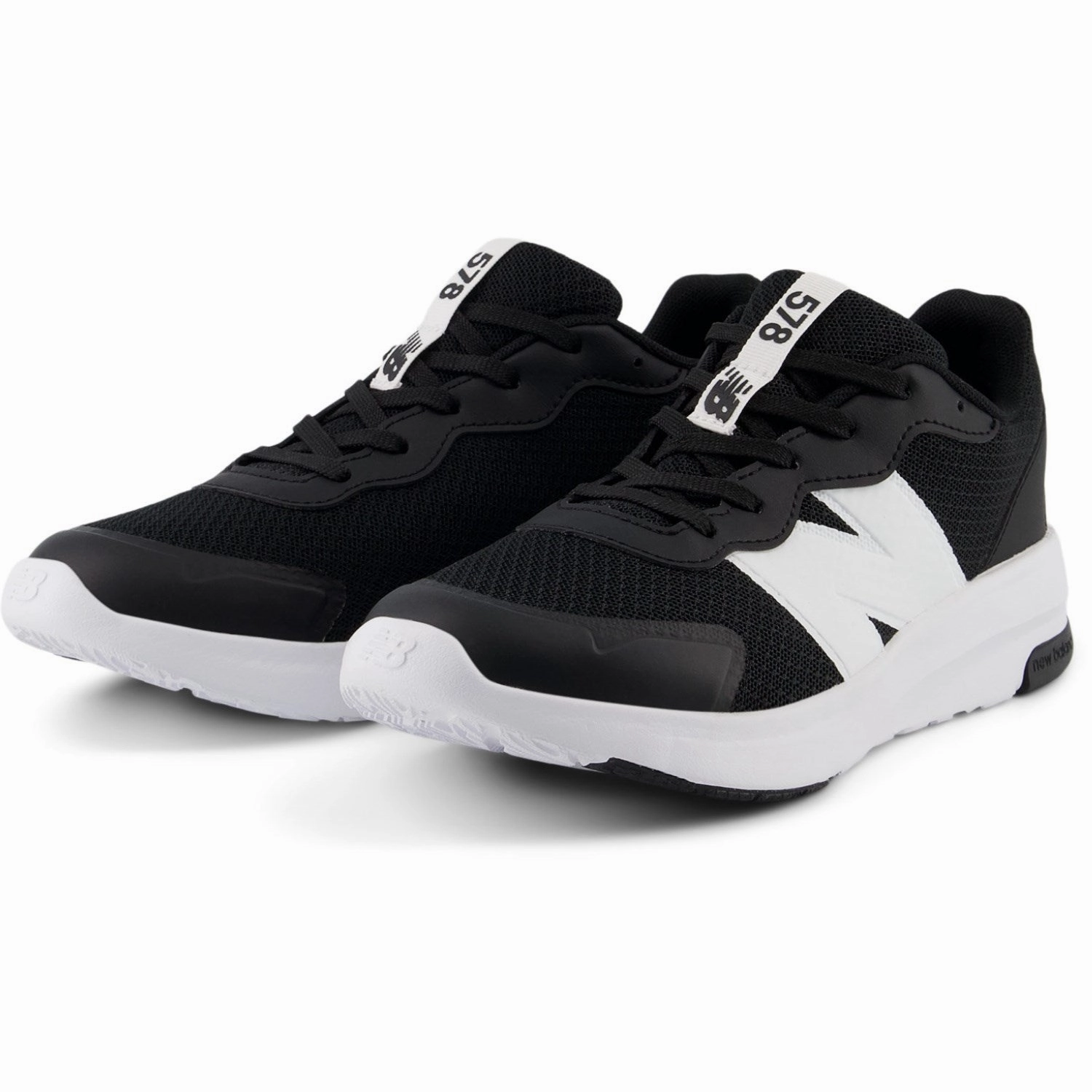 New Balance Black New Balance FreshFoam 578 Kids Lace Durable shoes