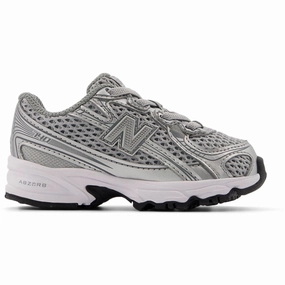 New Balance Raincloud 740 Kids Bungee Lace Sneakers Slip-on Mesh shoes