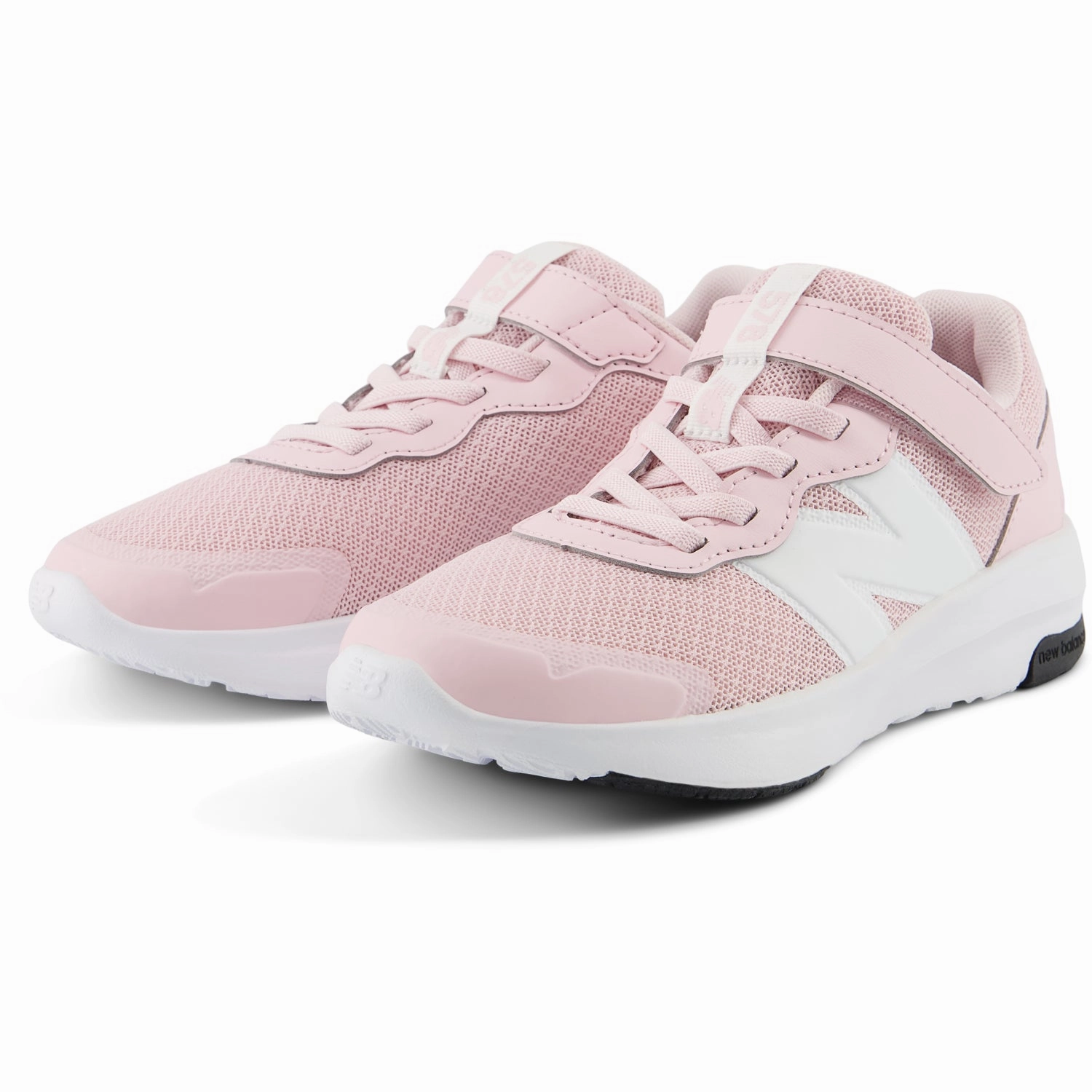 New Balance Rose Sugar New Balance FreshFoam 578 Kids Bungee Lace With Top Strap Slip-resistant