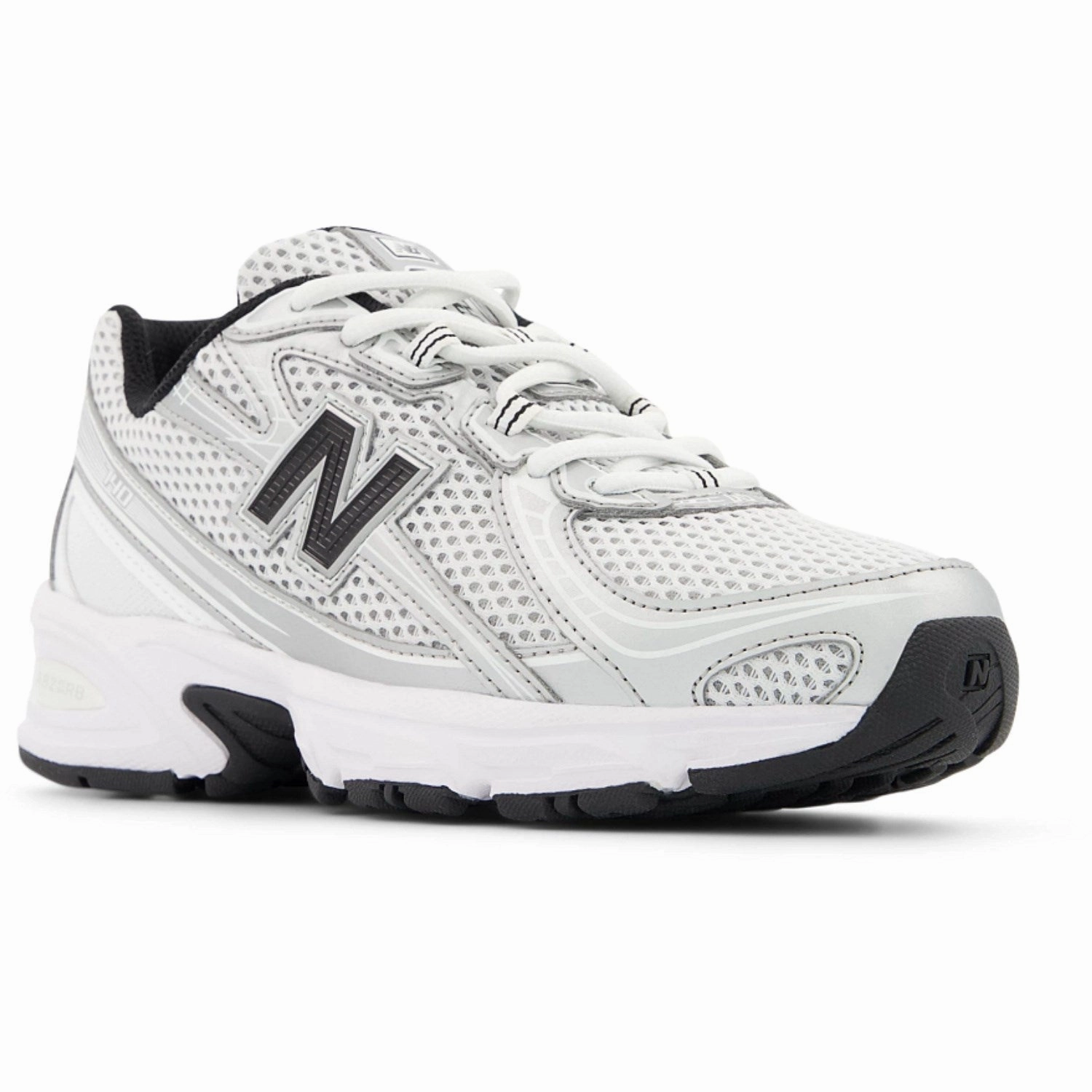 New Balance Silver Metallic 740 Kids Lace Sneakers Canvas shoes