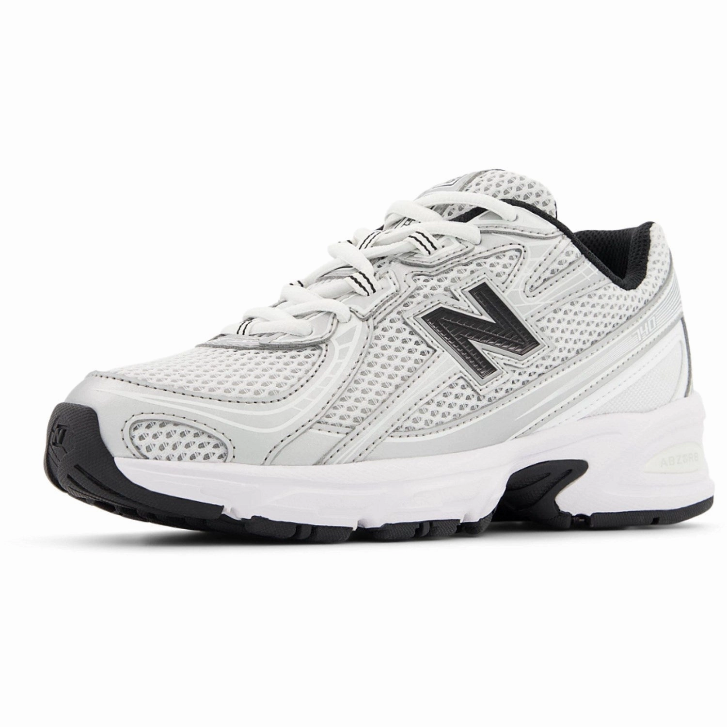 New Balance Silver Metallic 740 Kids Lace Sneakers Canvas shoes