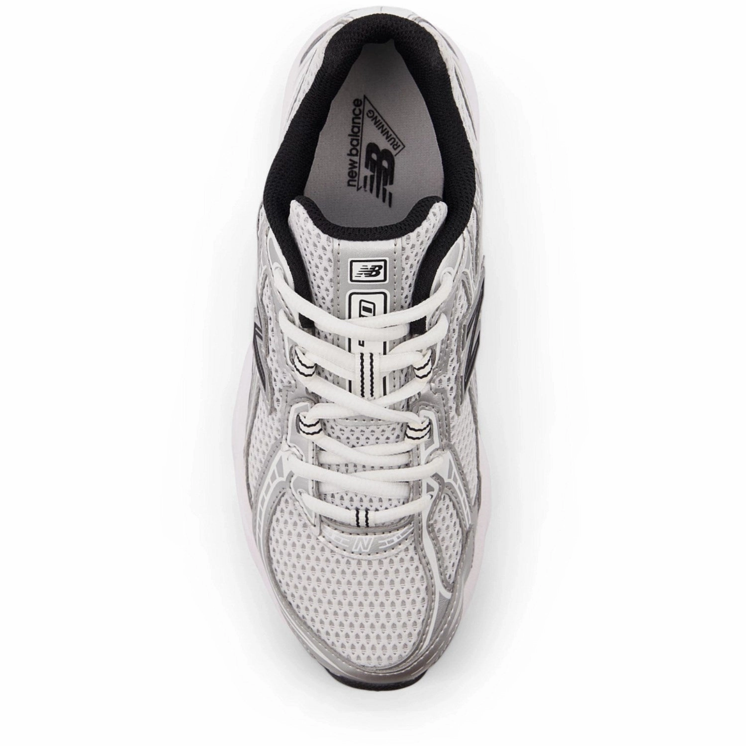 New Balance Silver Metallic 740 Kids Lace Sneakers Canvas shoes