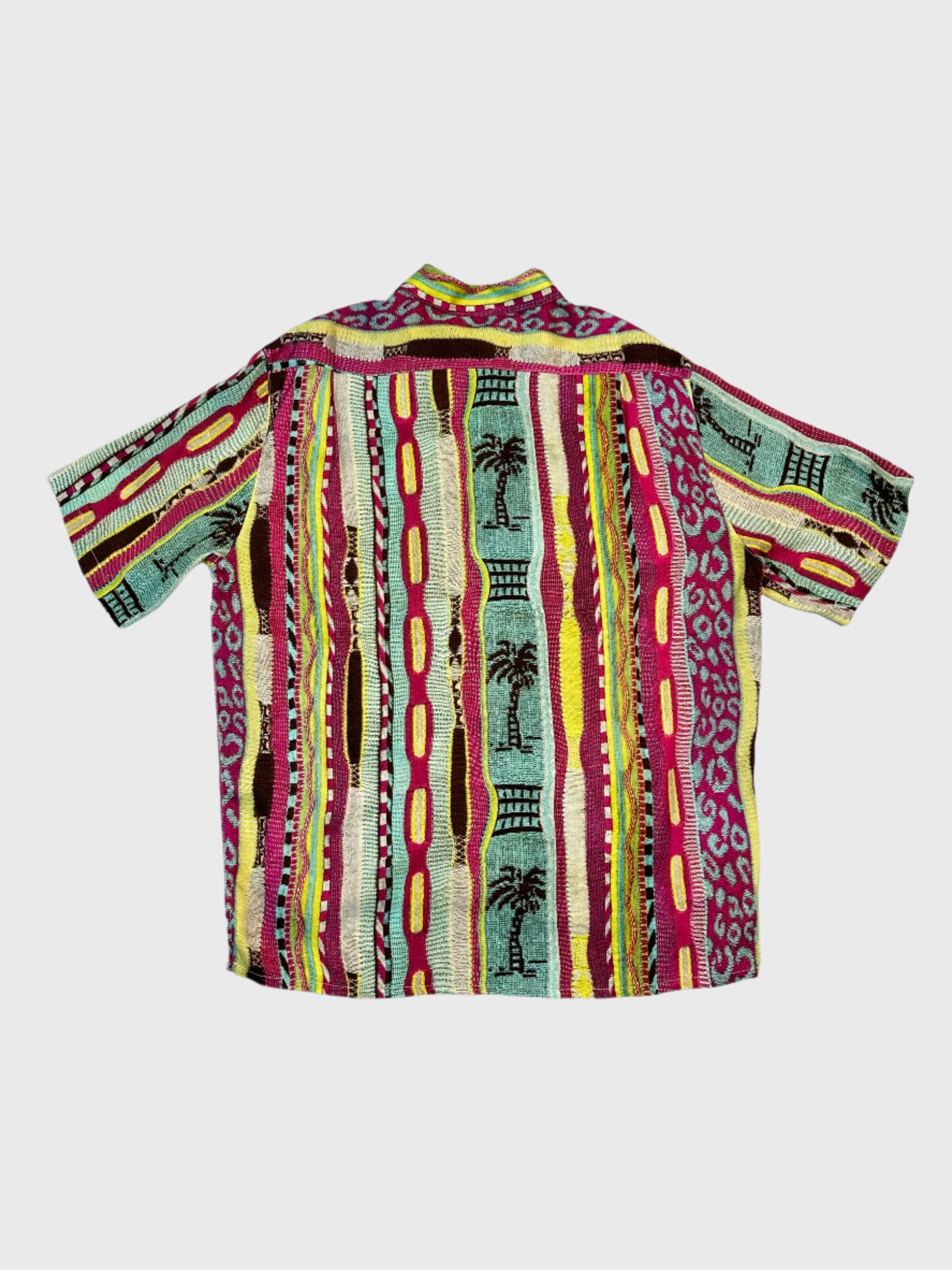 new collection abaya new collection aldo bags Camicia Multicolor A Fantasia Tropicale In Viscosa