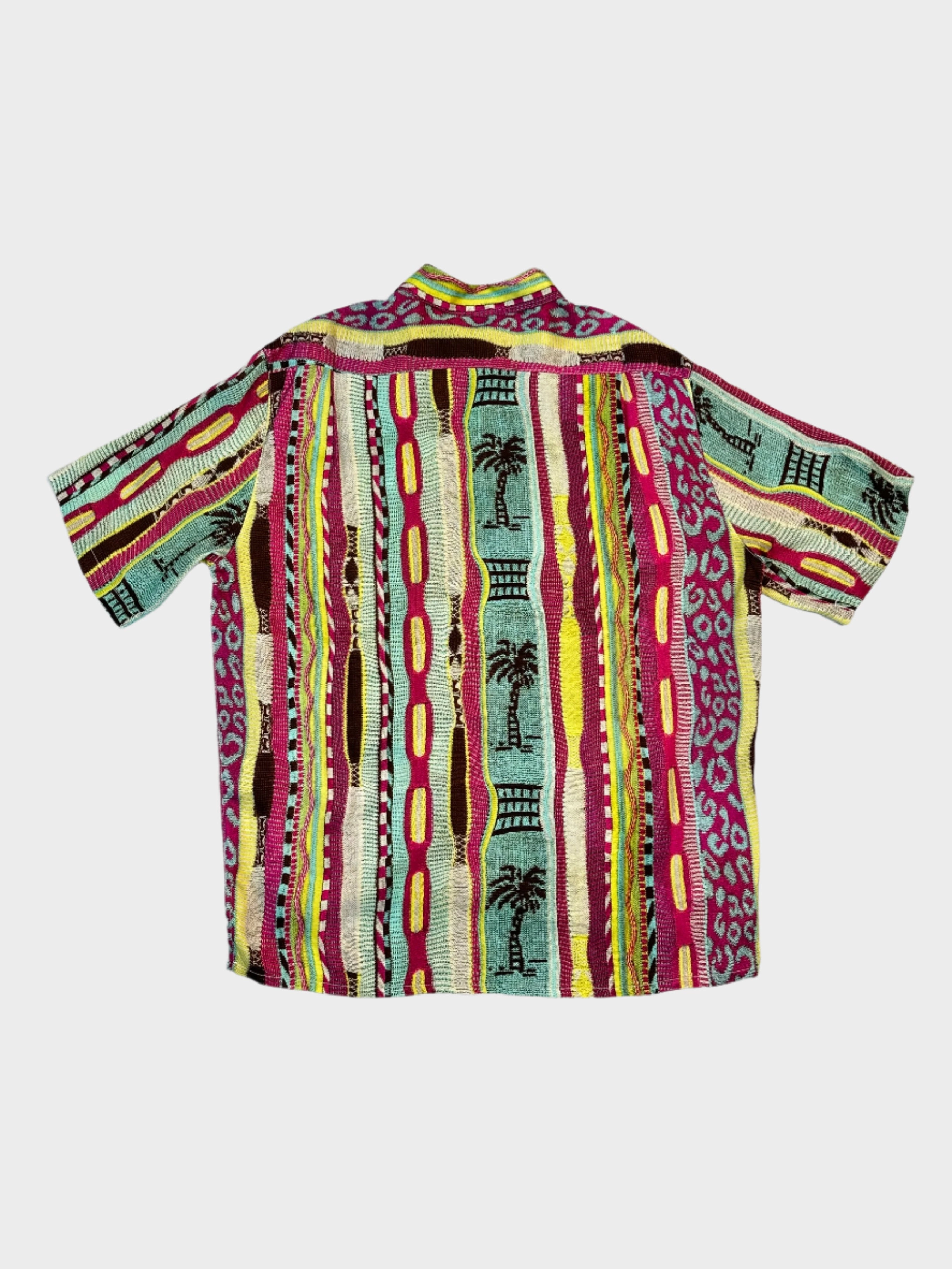 new collection abaya new collection aldo bags Camicia Multicolor A Fantasia Tropicale In Viscosa