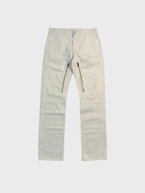 new collection abaya Pantalone Bianco Uomo In Denim Con Zip Decorative new collection shoes almondant new arrivals
