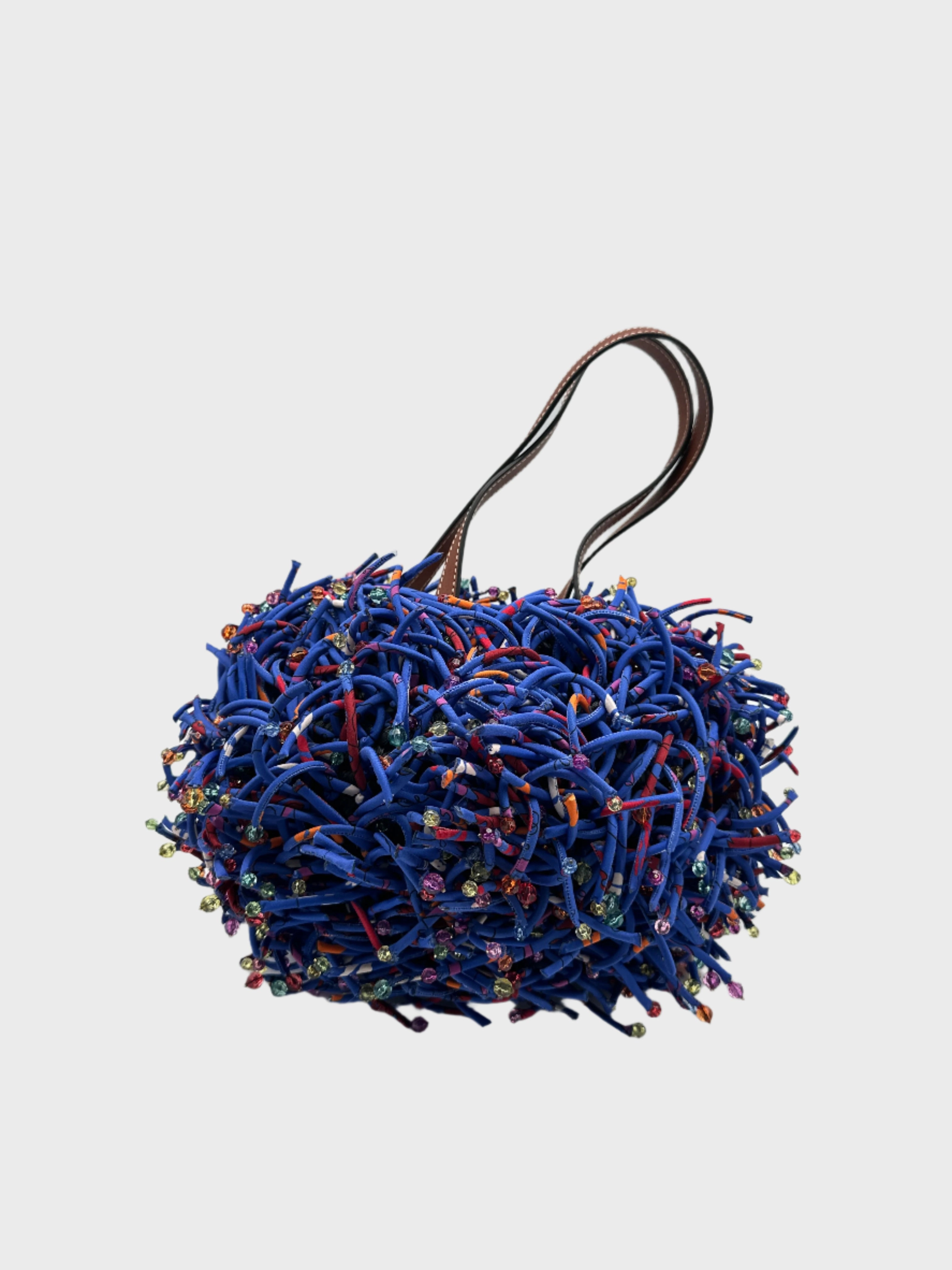 new arrivals pullu elbise new collection nose pin Borsa Tote In Lycra Multicolor Con Manici In Pelle new collection aldo bags