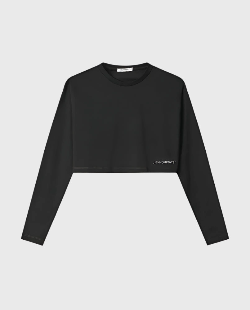 zara new arrivals Crop Top In Jersey Manica Lunga Con Stampa Sul Davanti new balance arrivals new collection dior bags