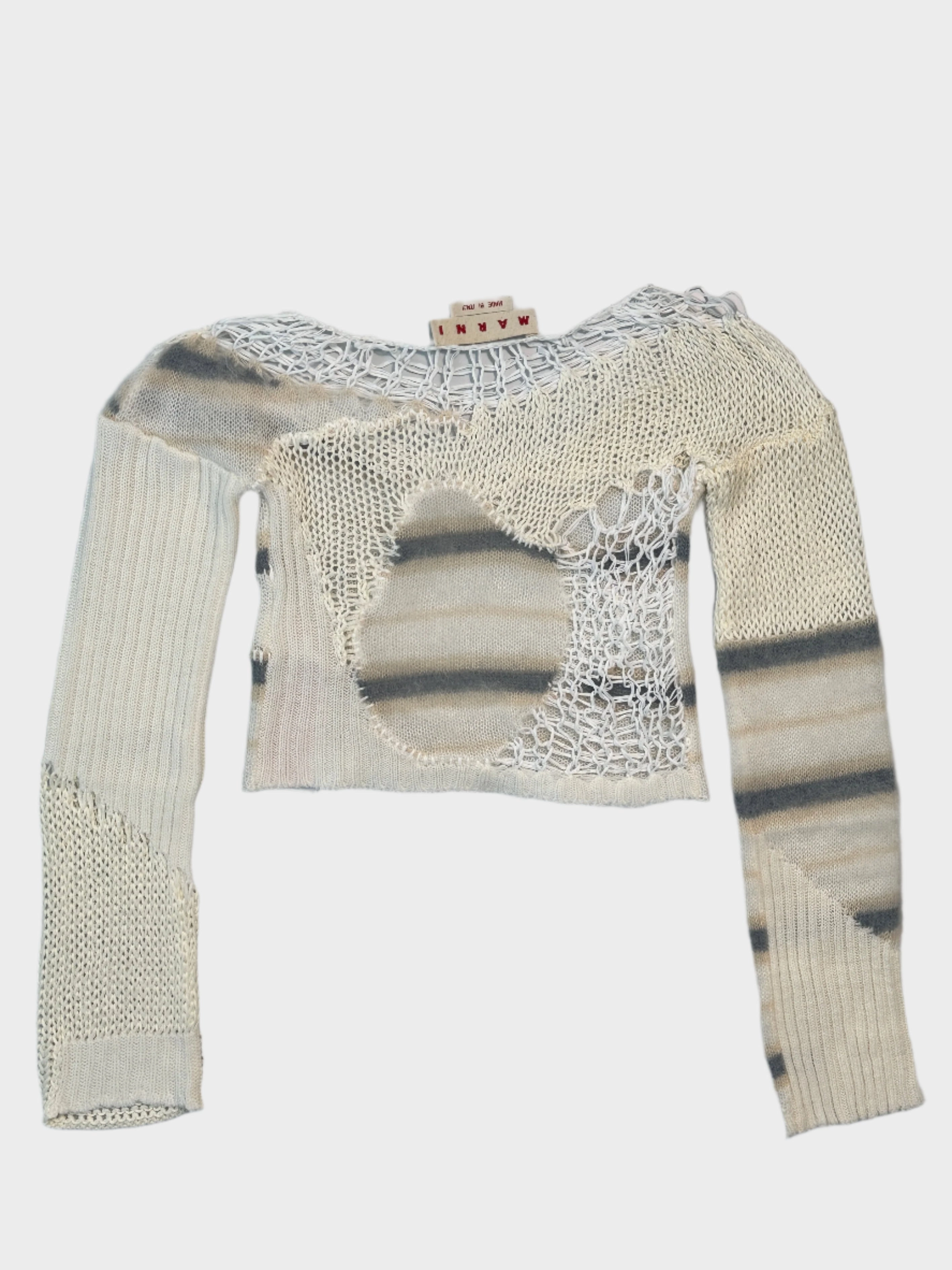 new collection dress for girls Maglione Cropped Patchwork vialli new arrivals