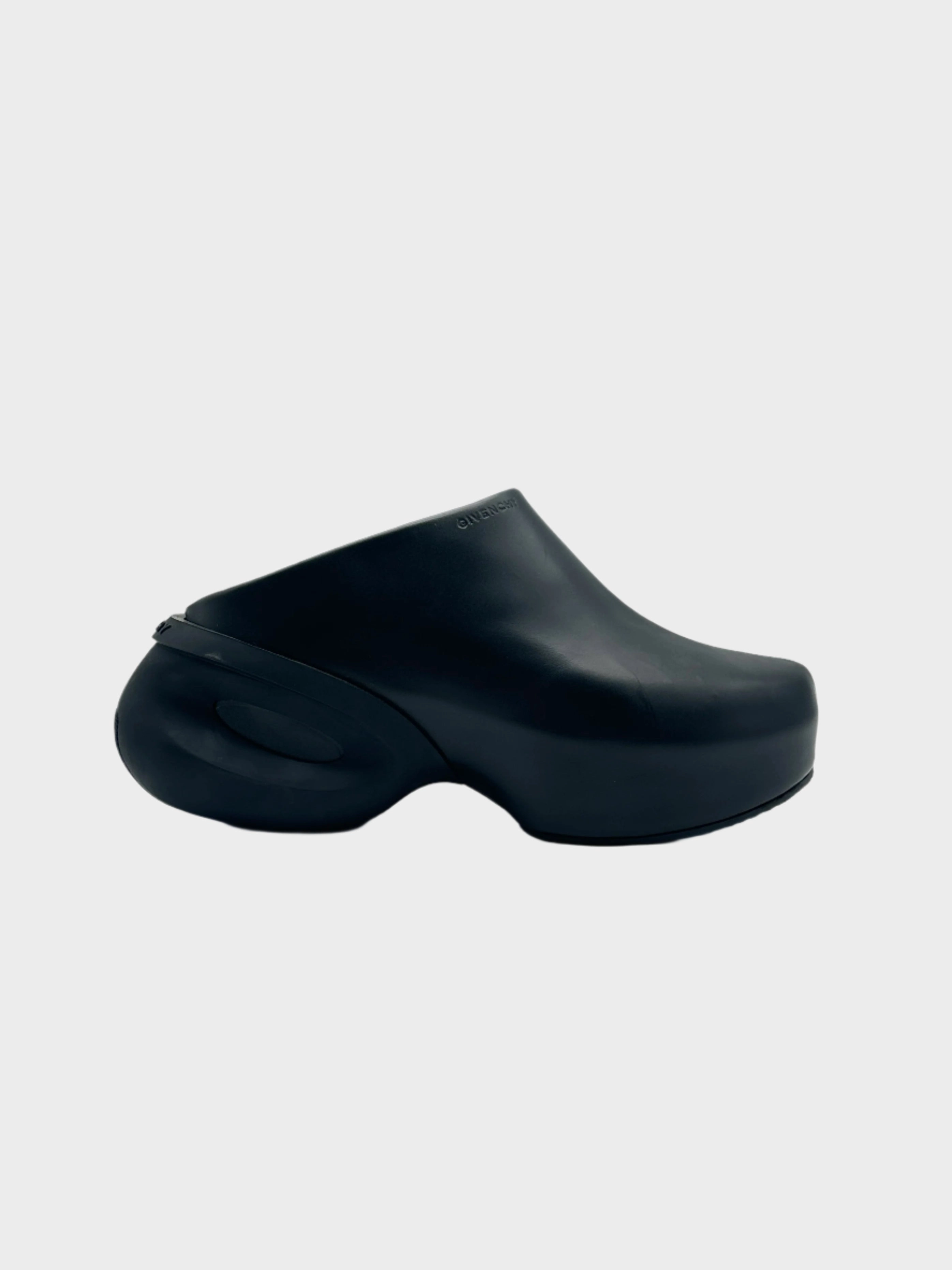 Sabot Nero Con Suola Scultorea In Gomma www glitzindia in new arrivals online shopping vialli new arrivals shoes new arrivals dresses