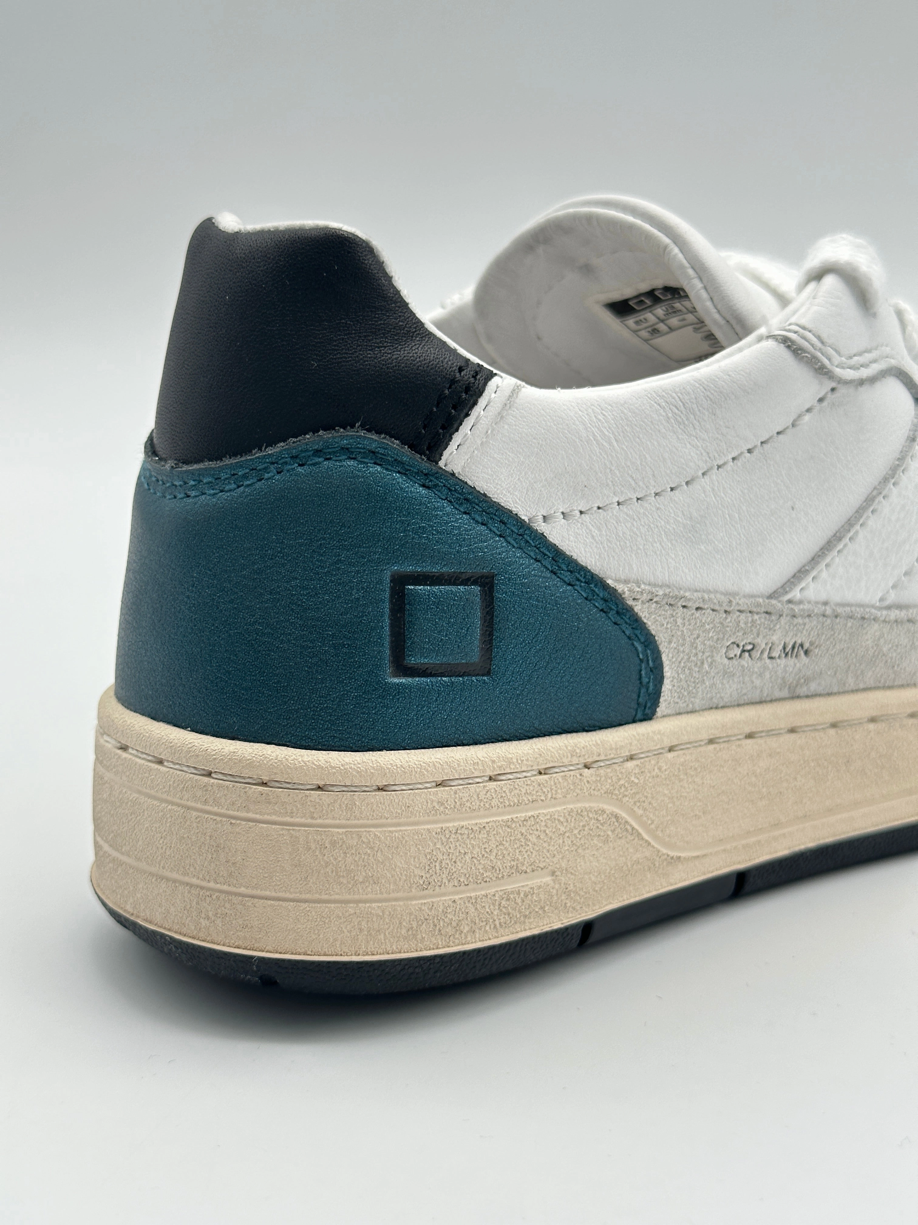 new collection kurti Sneakers Court 2.0 Laminated White Blue In Pelle new arrival on cloud shoes