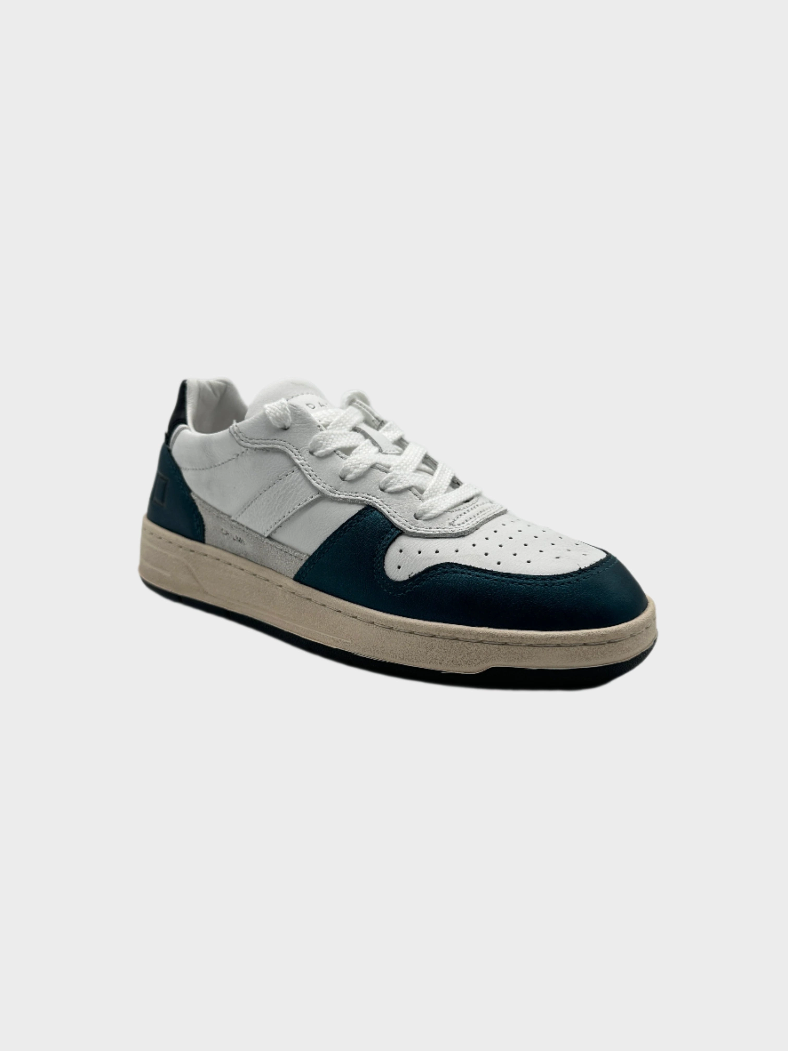 new collection kurti Sneakers Court 2.0 Laminated White Blue In Pelle new arrival on cloud shoes