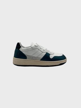 new collection kurti Sneakers Court 2.0 Laminated White Blue In Pelle new arrival on cloud shoes new collection dress for women