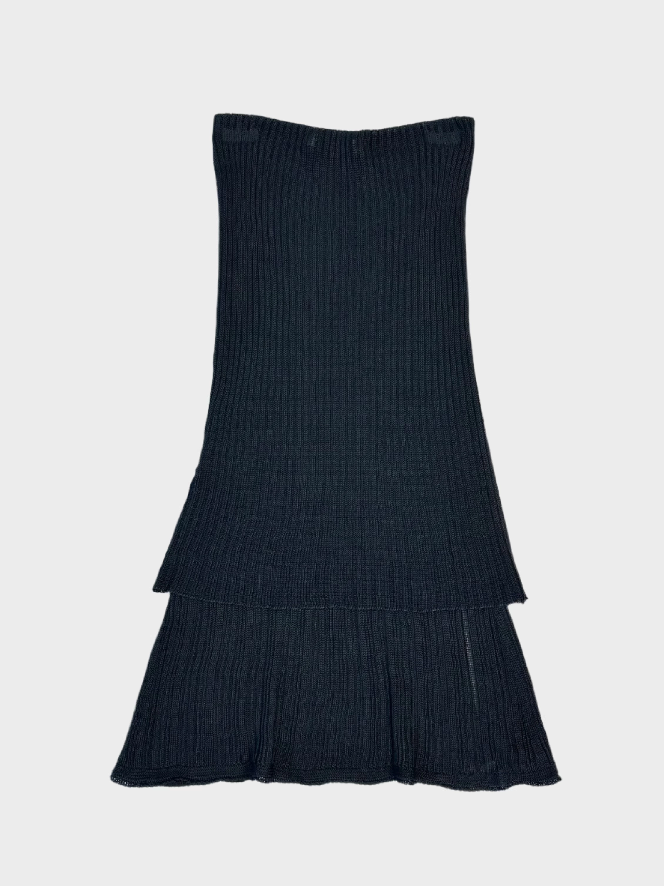 Top In Maglia Nera Con Doppio Fondo queenspark new arrivals ladies new collection abaya new arrival fabiani shoes
