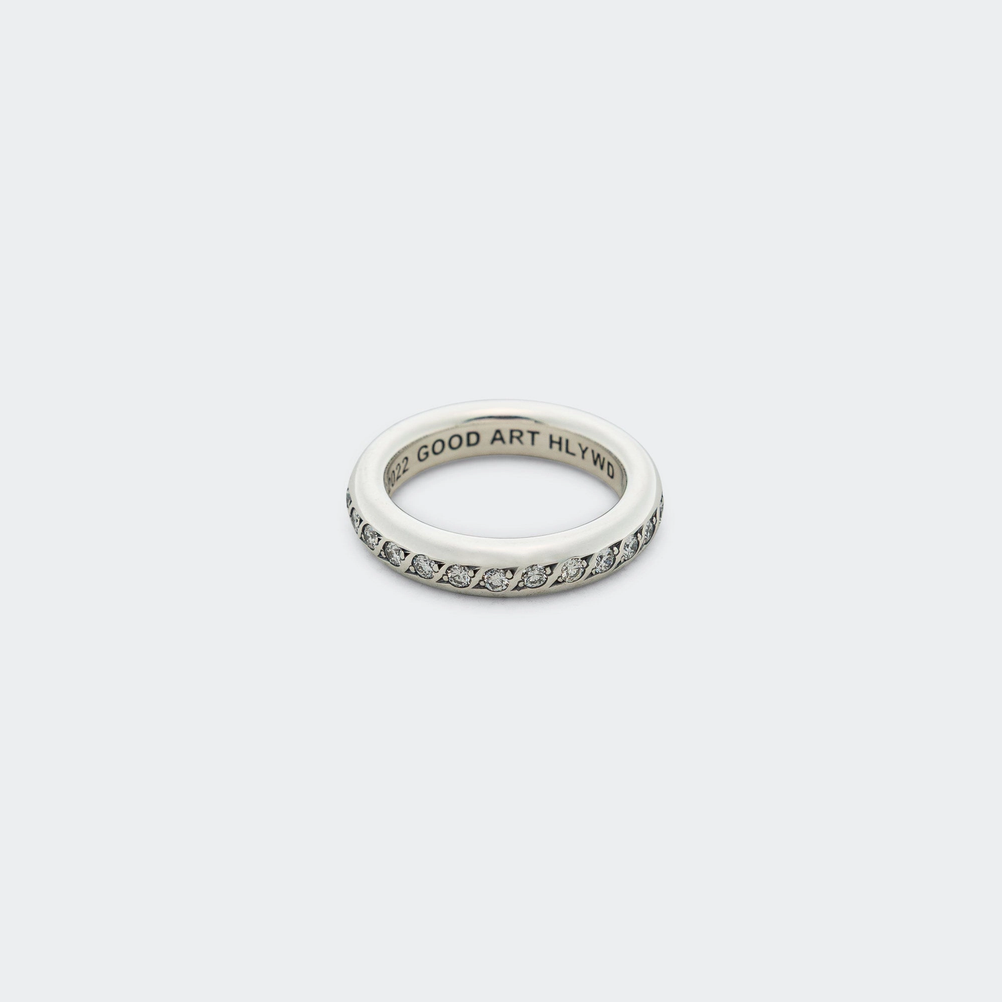 new arrivals payetli elbise Spacer Ring - White Diamond Pave/925 Silver new arrival dress