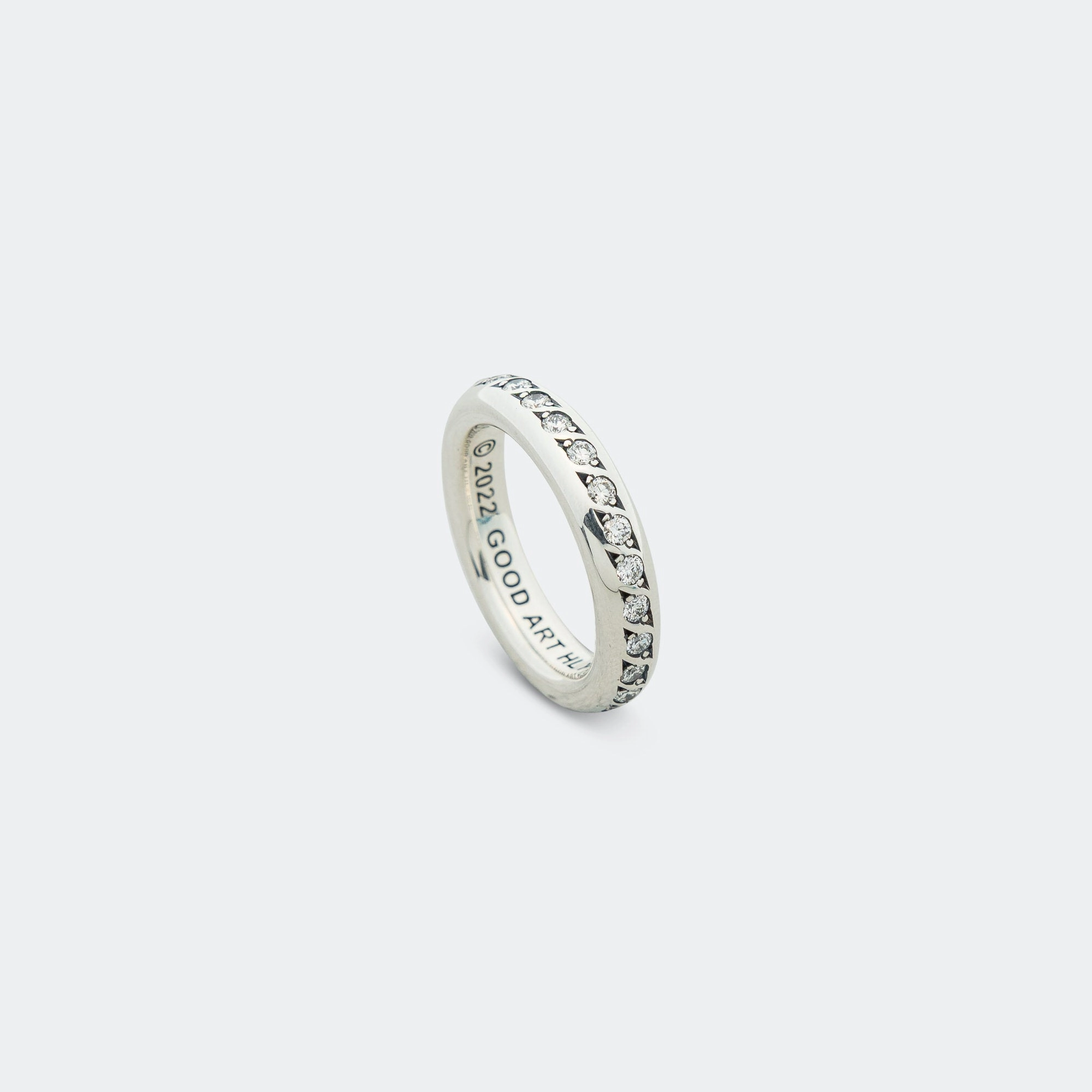 new collection shoes Spacer Ring - White Diamond Pave/925 Silver