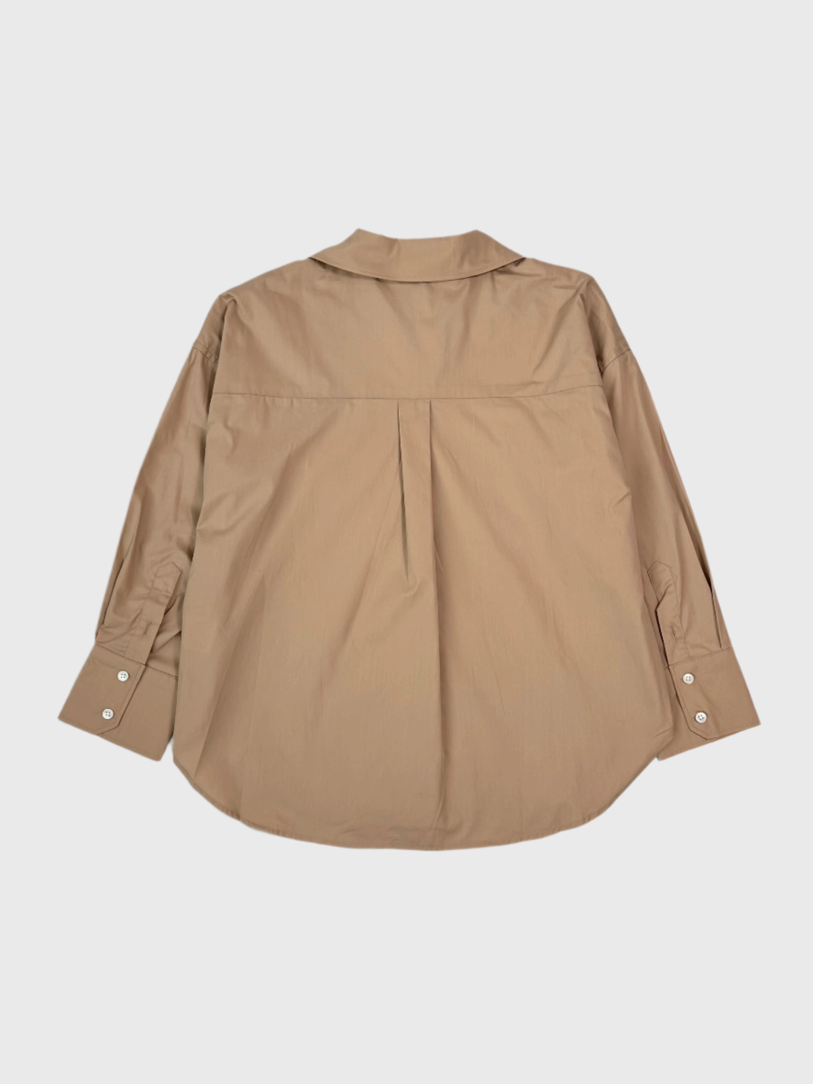 new eid collection for women Camicia Over In Cotone Teddy Con Etichetta Sul Polso new collection abaya